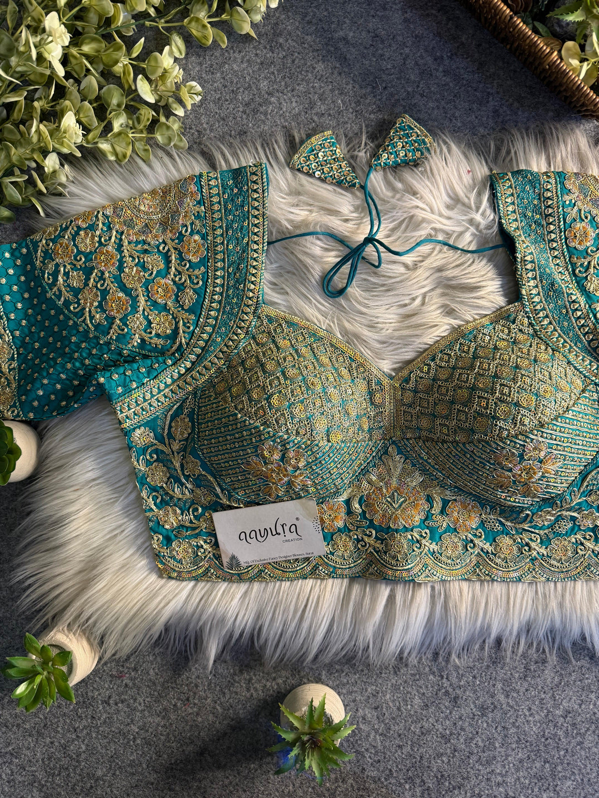 Rivya Glam Silk Blouse