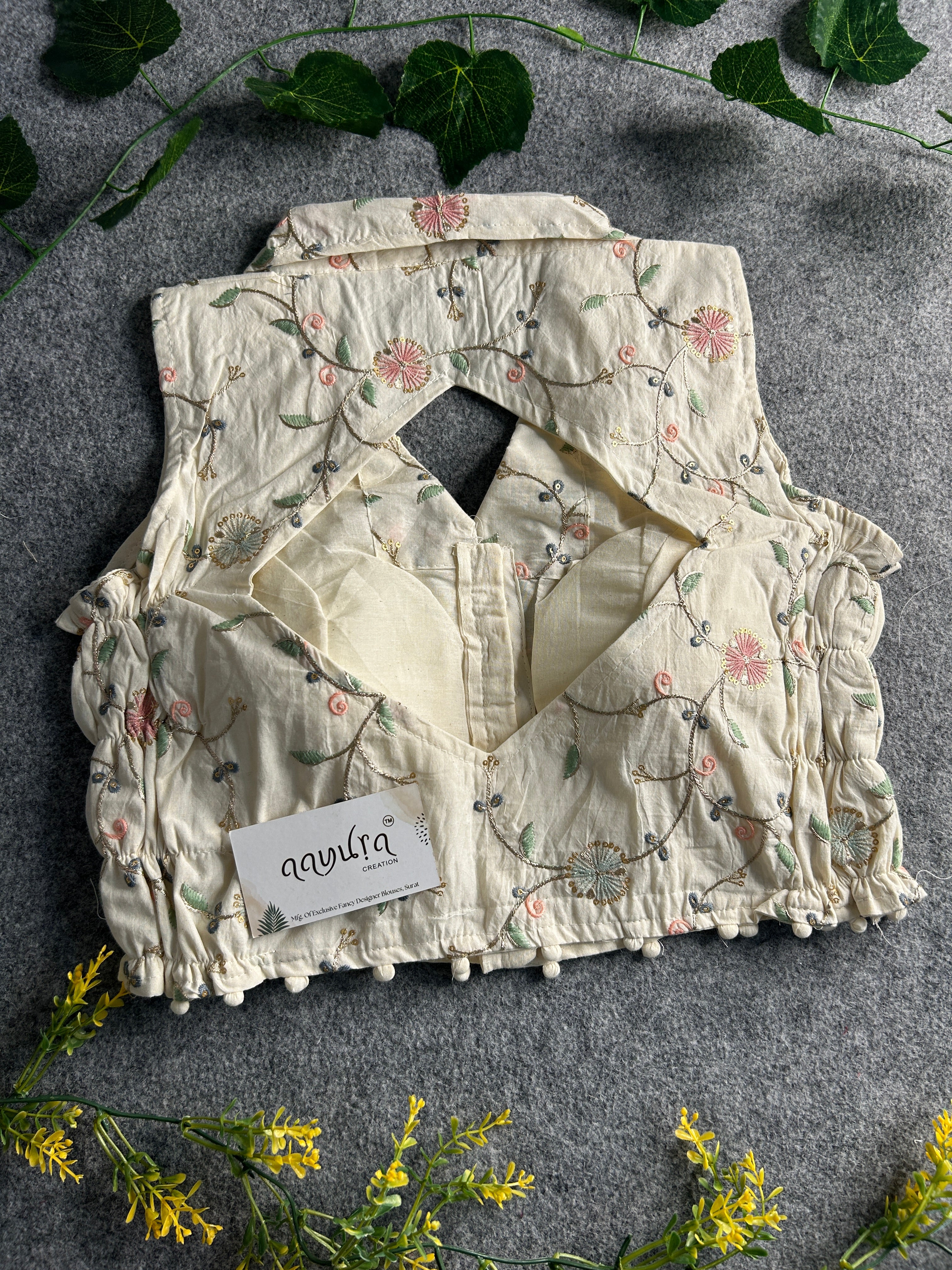 Khadi Stretchable Blouse