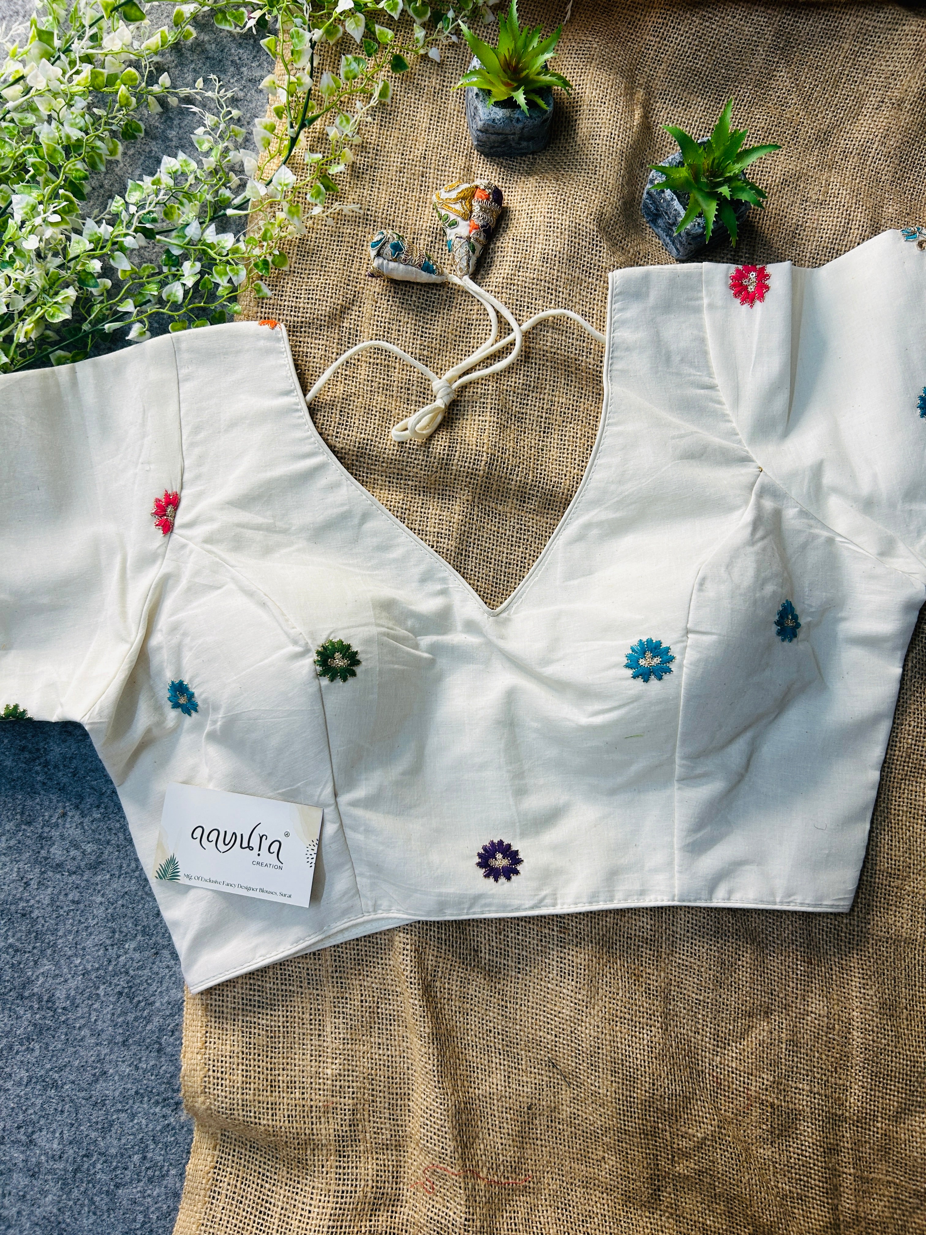 Embroidery Cotton Blouse