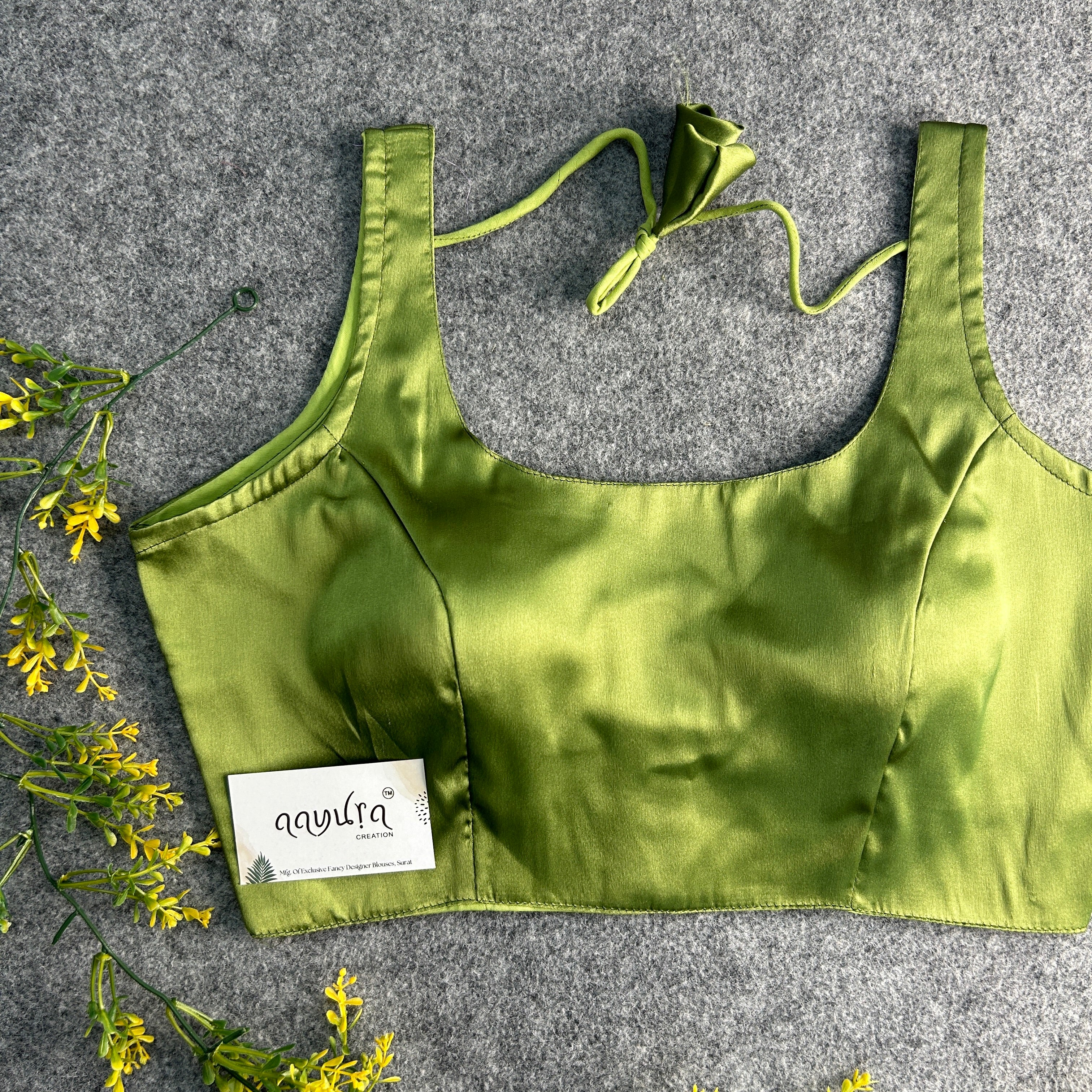 Lizard Green Blouse