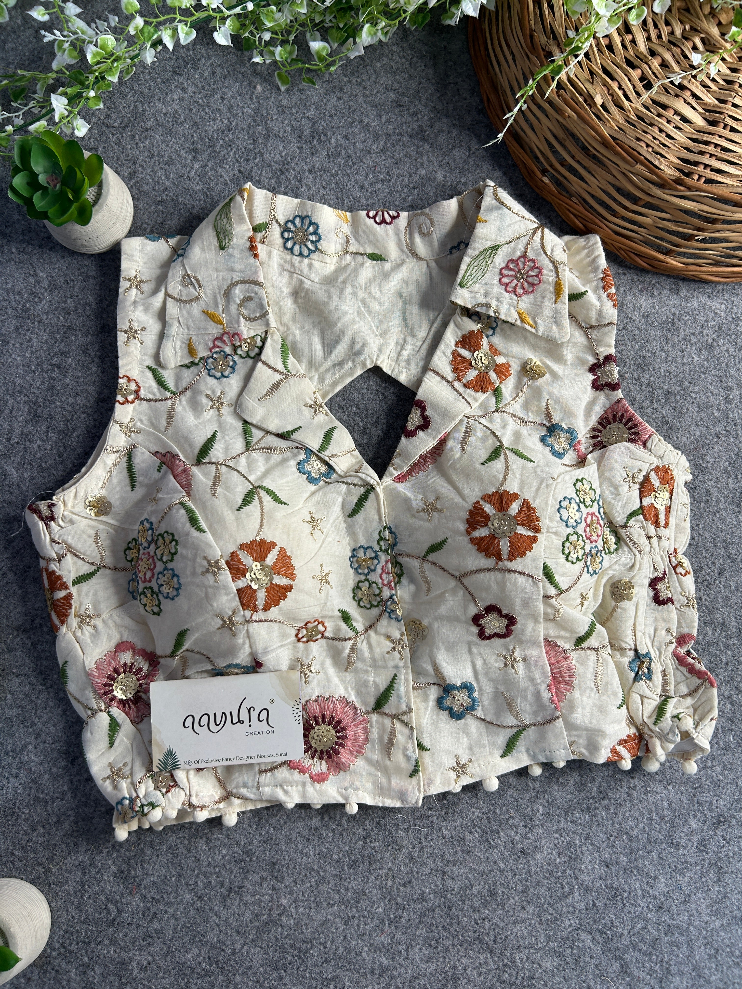 Khadi Stretchable Blouse