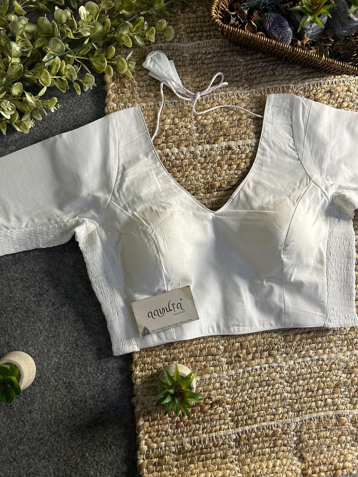 Comfort Fit Cotton Blouse