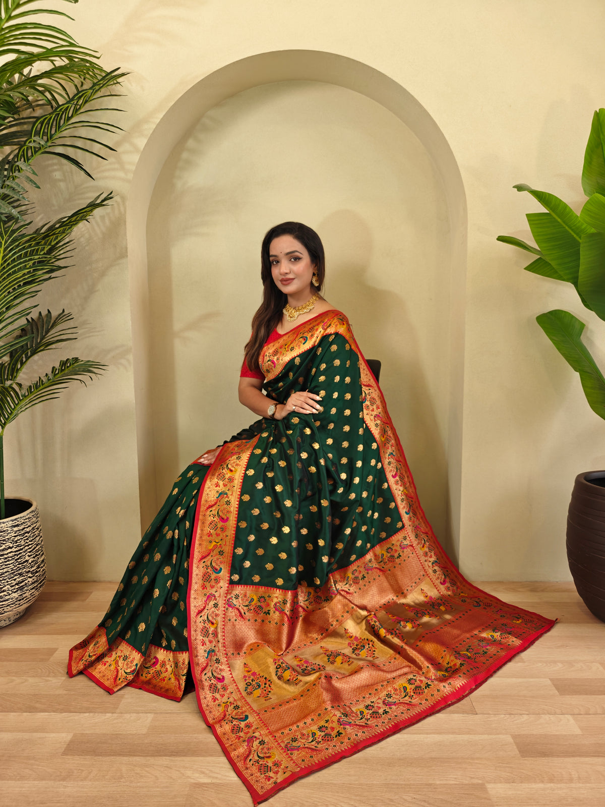 Rajwada Heritage Silk Saree