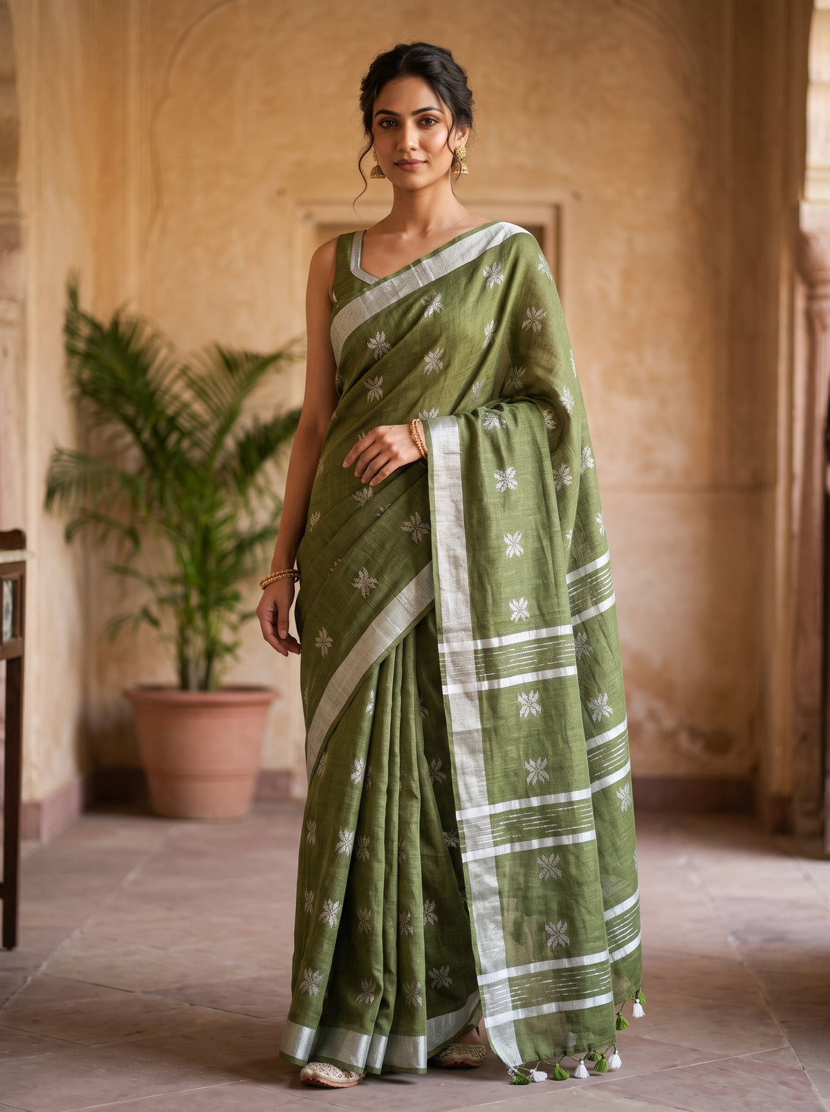 Rajnandini D-Linen Saree