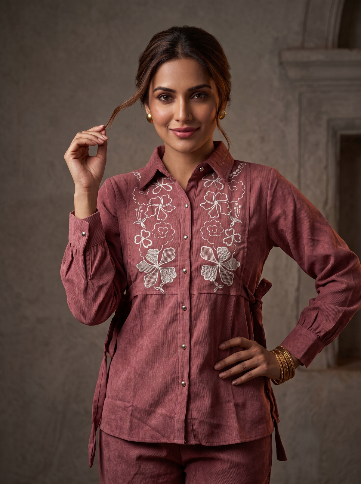 Aurelia Twill Dress Set