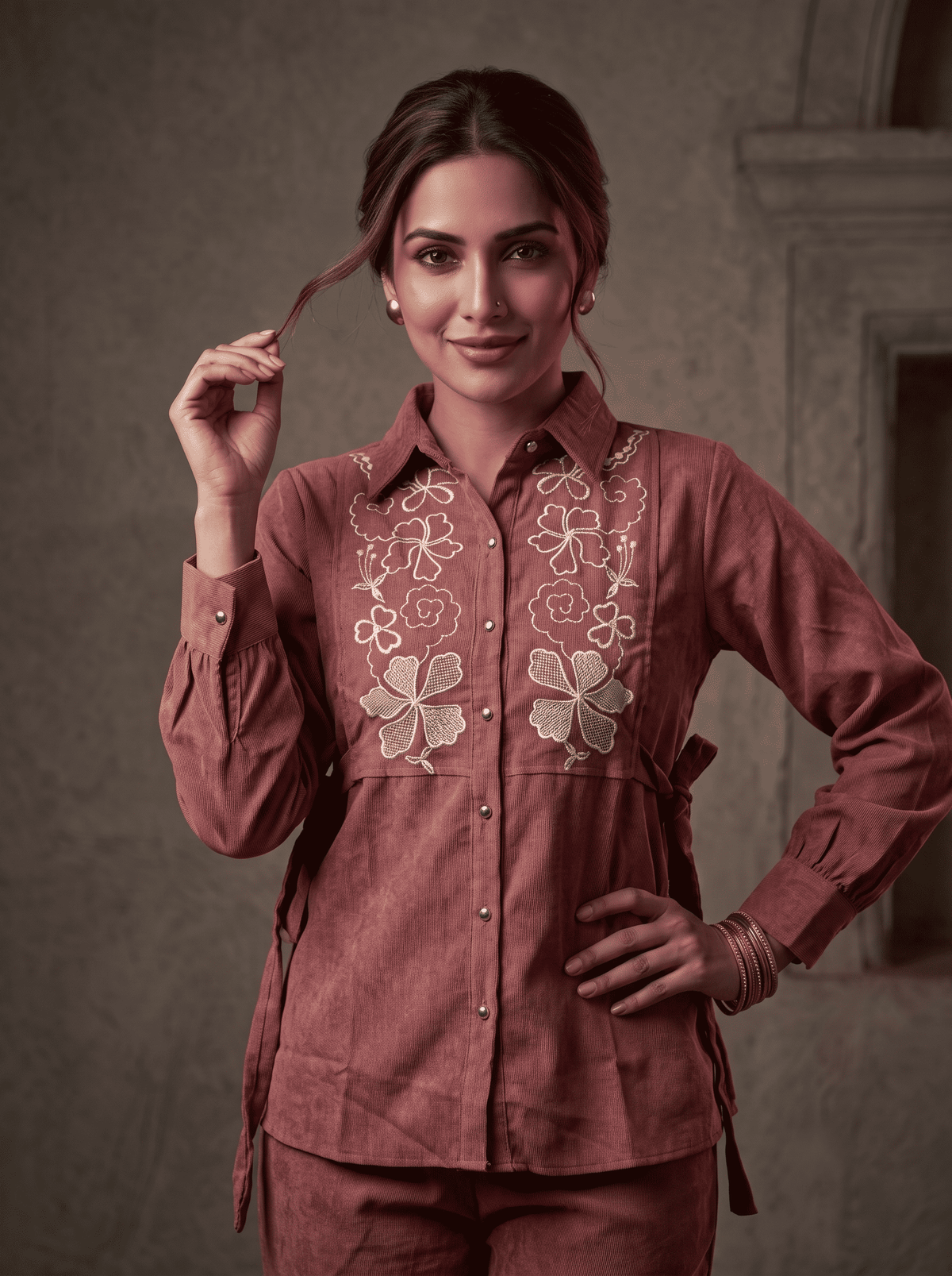 Aurelia Twill Dress Set