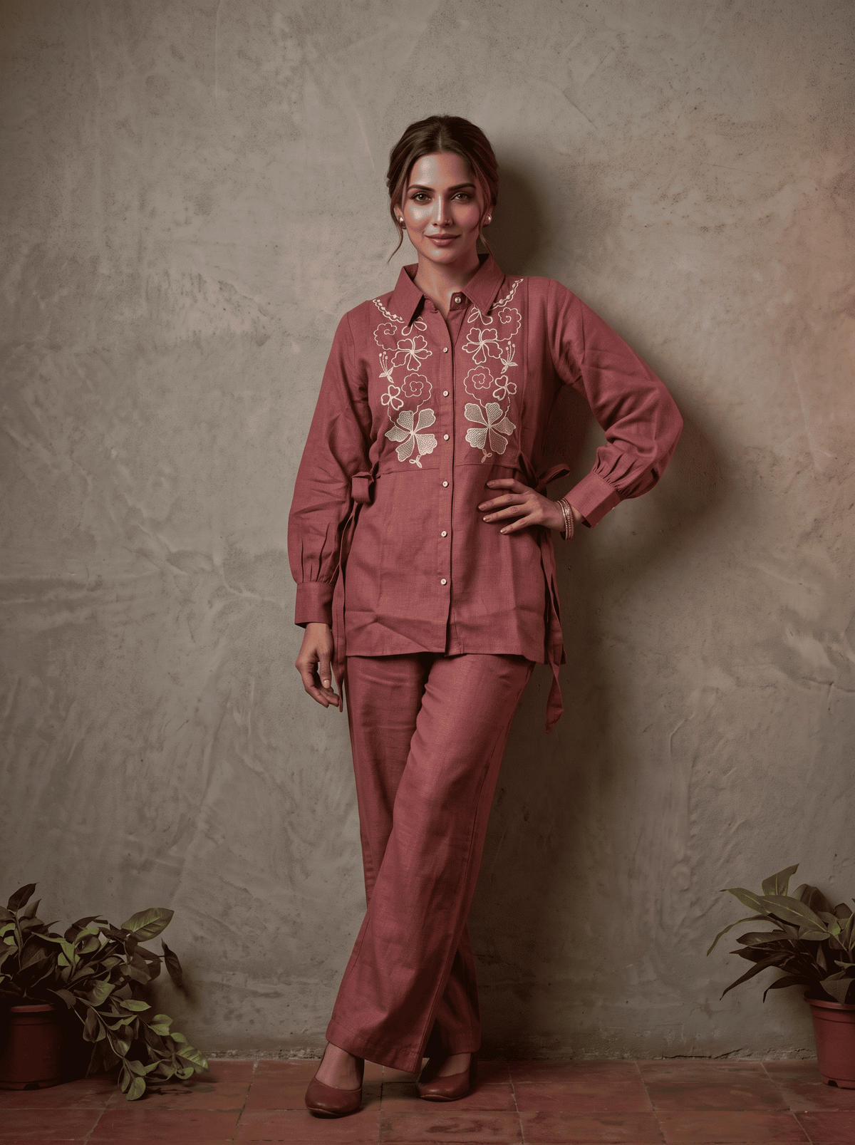 Aurelia Twill Dress Set
