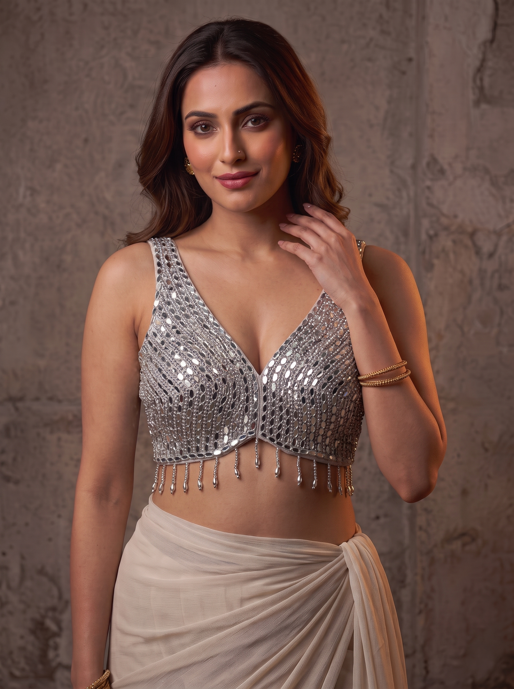 Alia Pearl Elegance Blouse