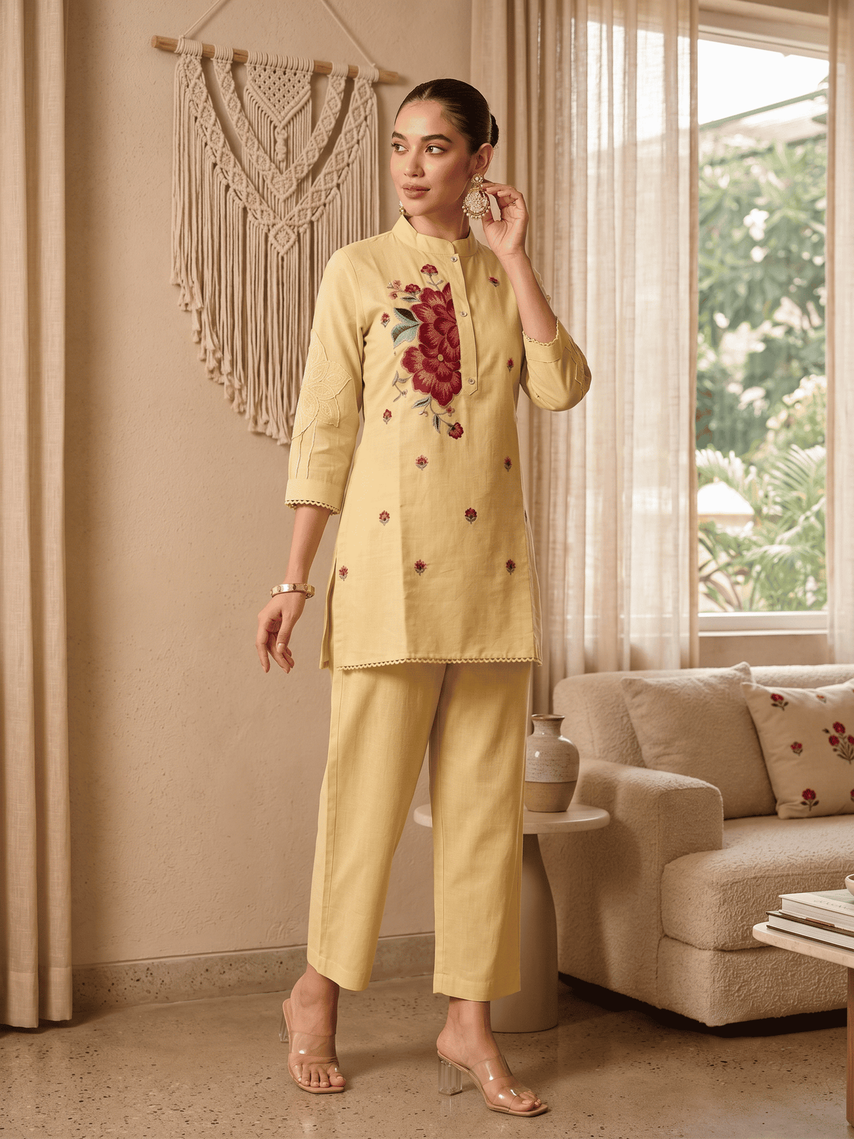 Aurelia Vatican Gold Co-Ord Set