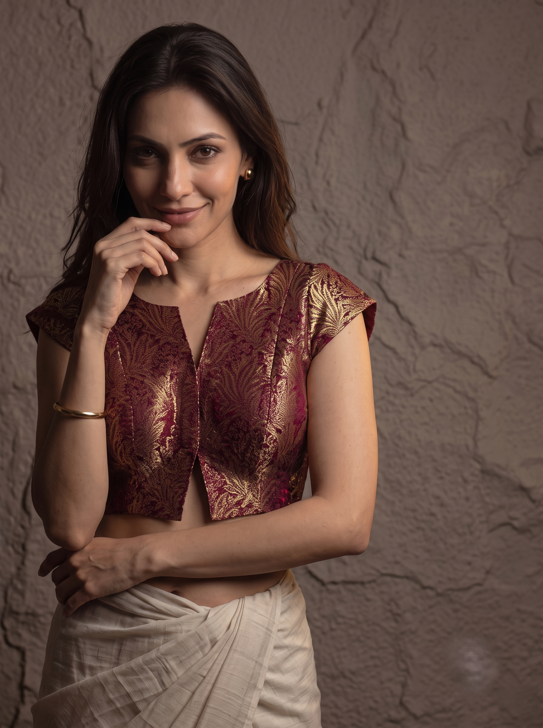 VANSHIKA FRONT OPEN BLOUSE