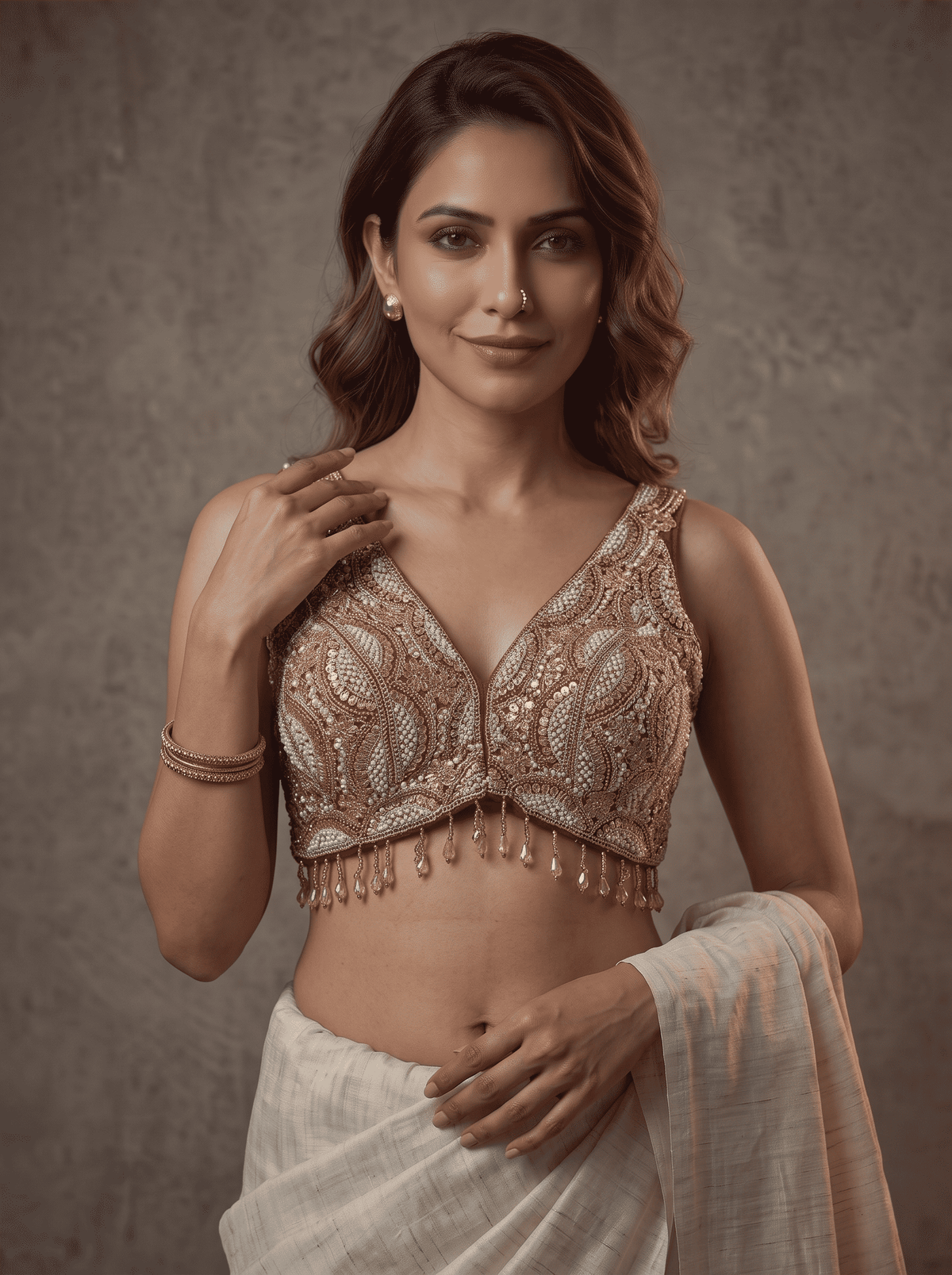 Roshani Heavy Embroidery Blouse