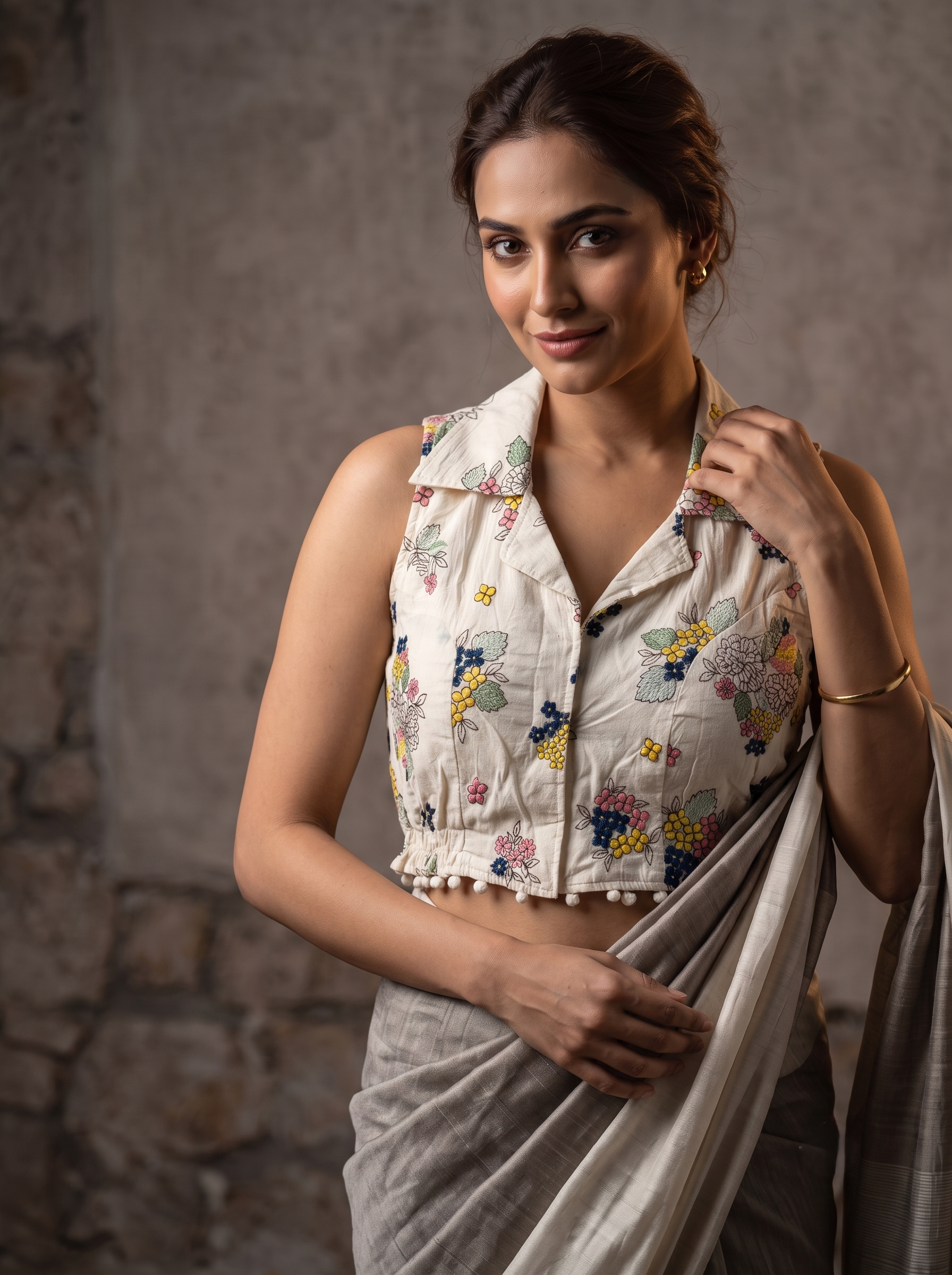 Cotton Stretchable Blouse