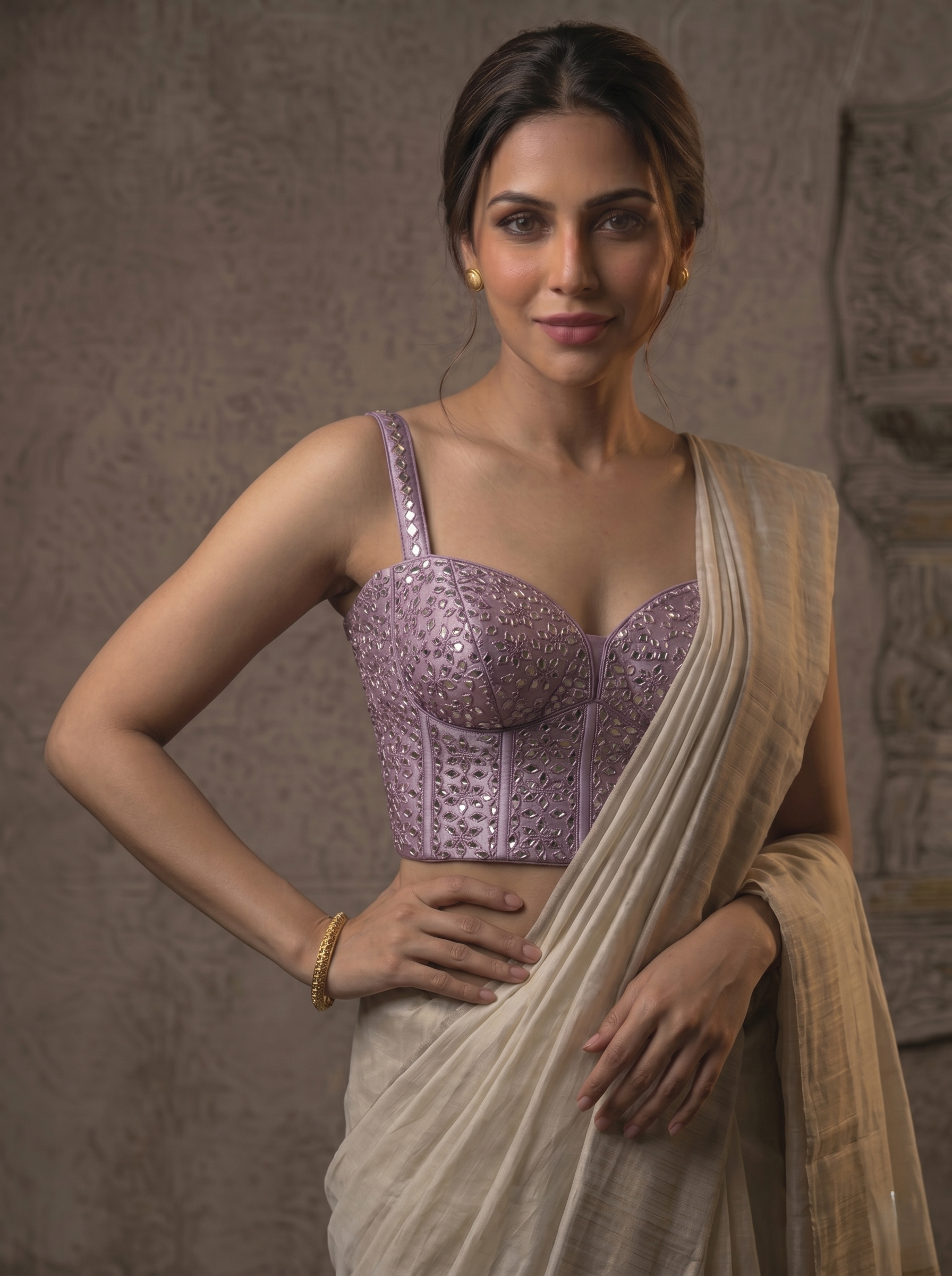 Sitara Mirror Charm Designer Blouse