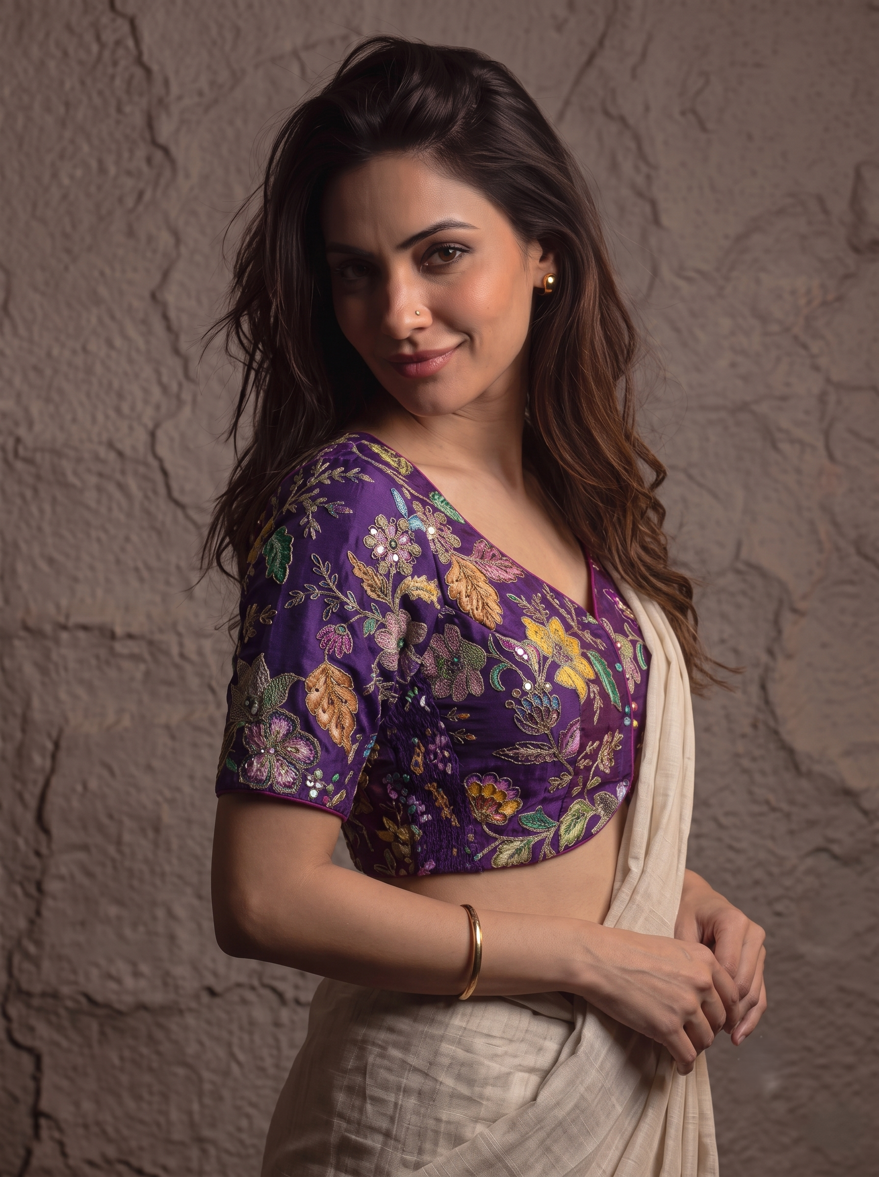 Priyanka Crepe Stretchable Blouse