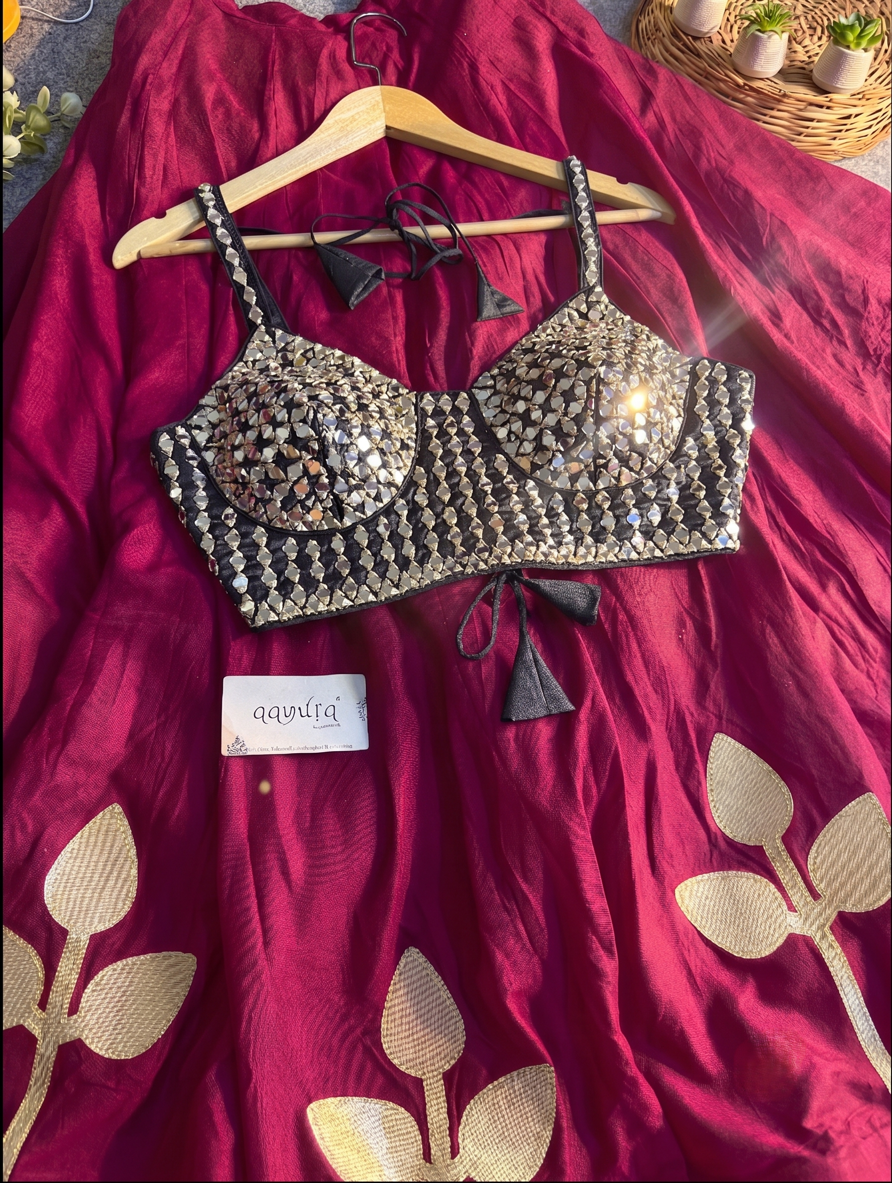 Neha Festive Mirror Work Lehenga