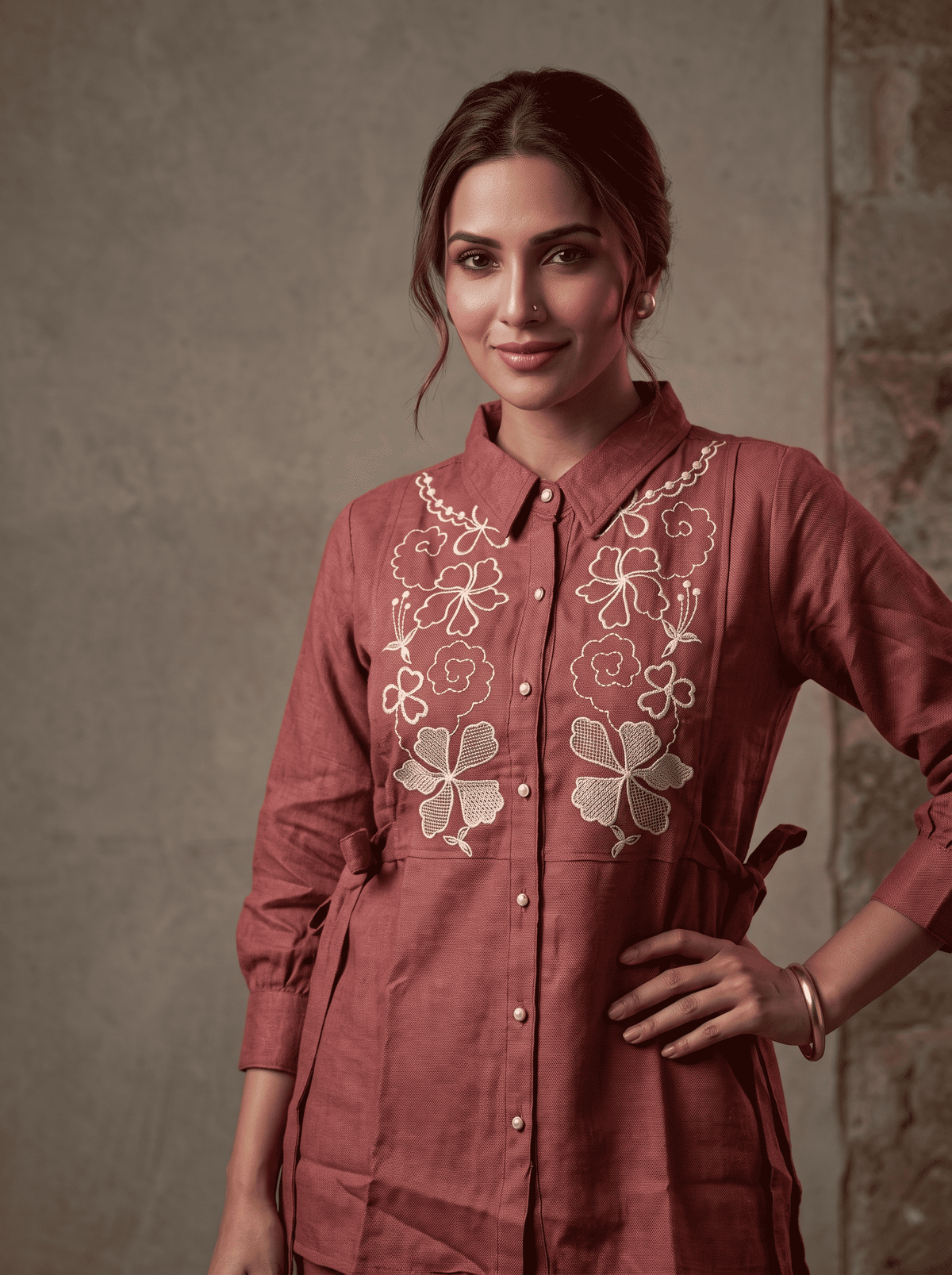 Aurelia Twill Dress Set