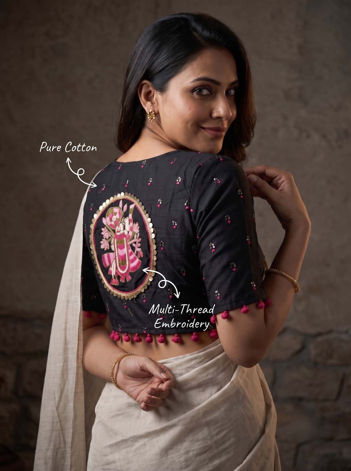 Royale Krishna Patchwork Blouse