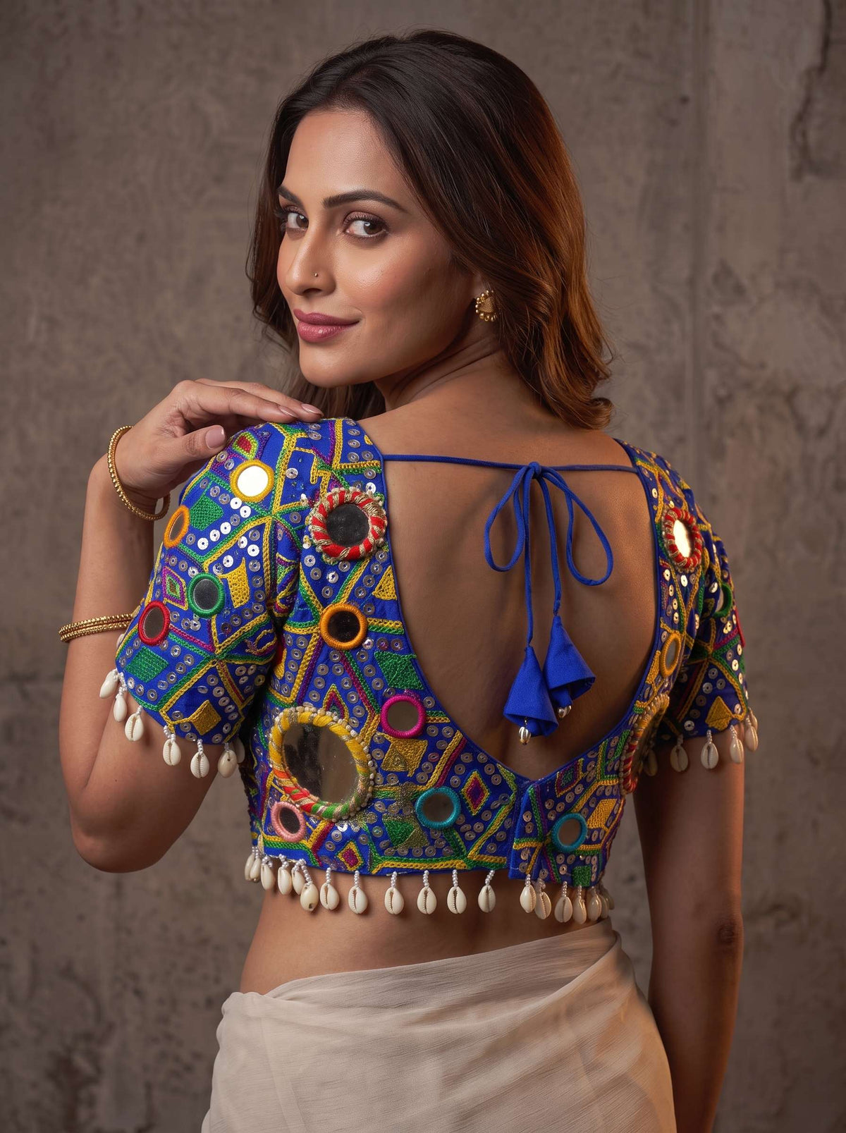 Garba Rani Heavy Mirror Blouse
