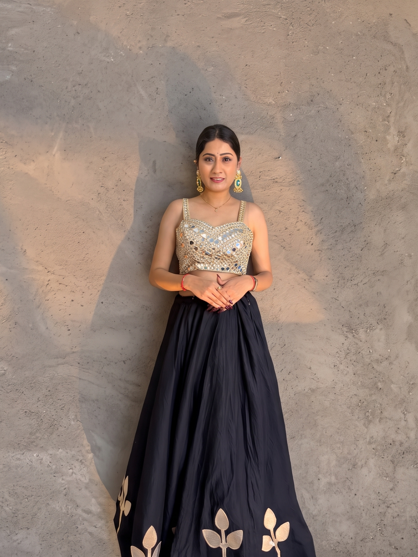 Shanaya Festive Mirror Work Lehenga