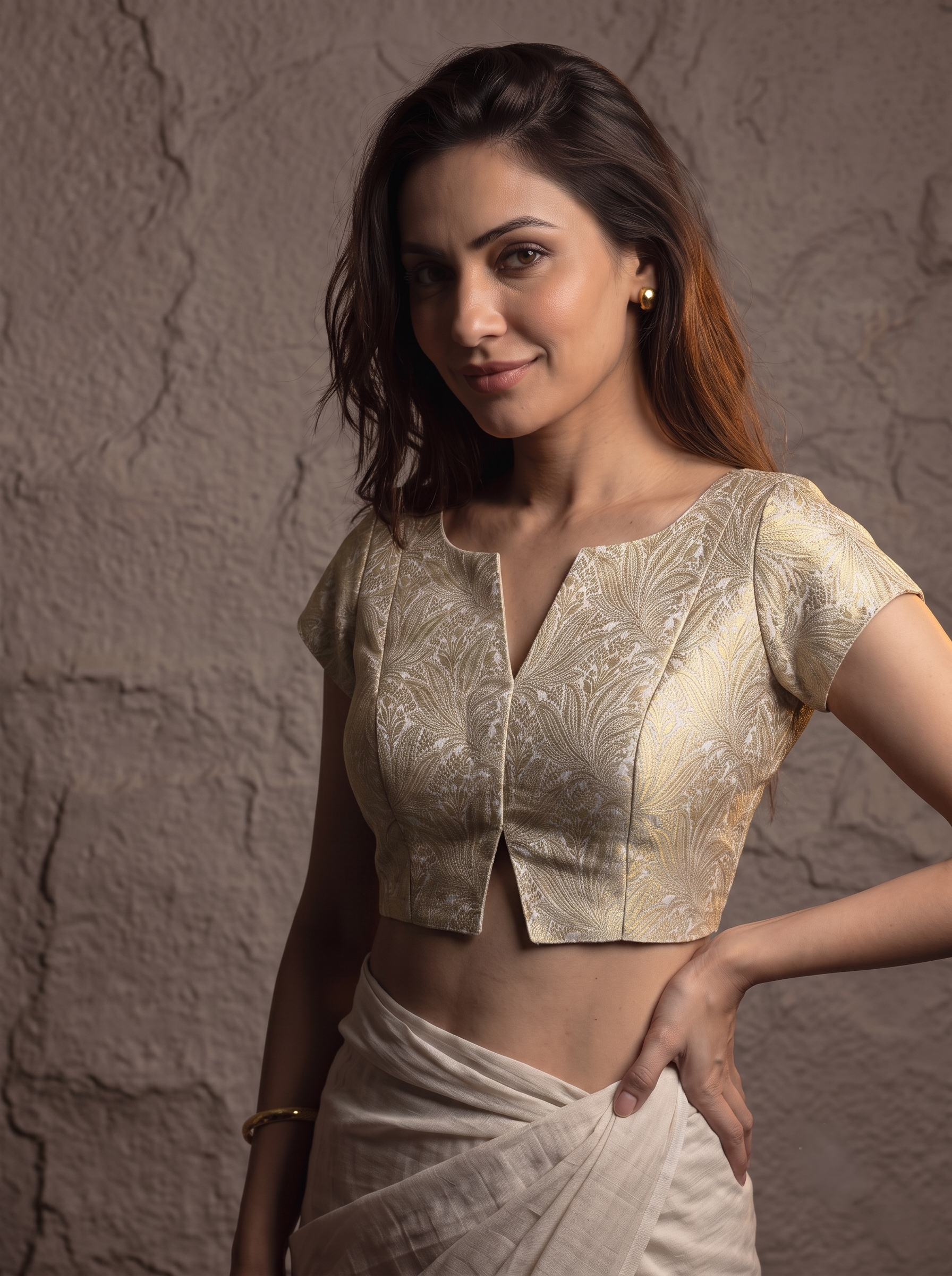 VANSHIKA FRONT OPEN BLOUSE