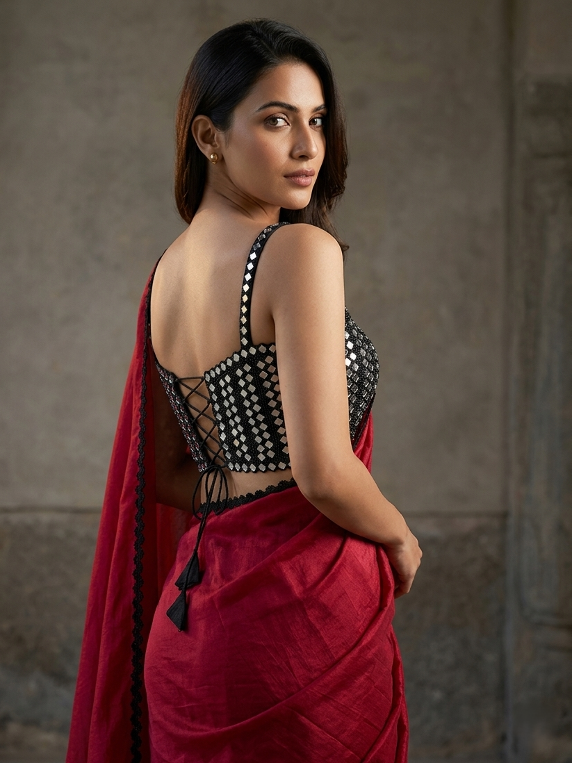 Aayna Handcrafted Saree Set