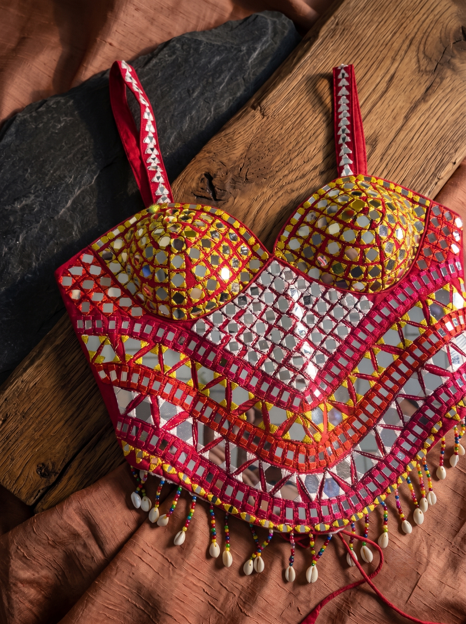 Shanaya Mirrorwork Shell Blouse