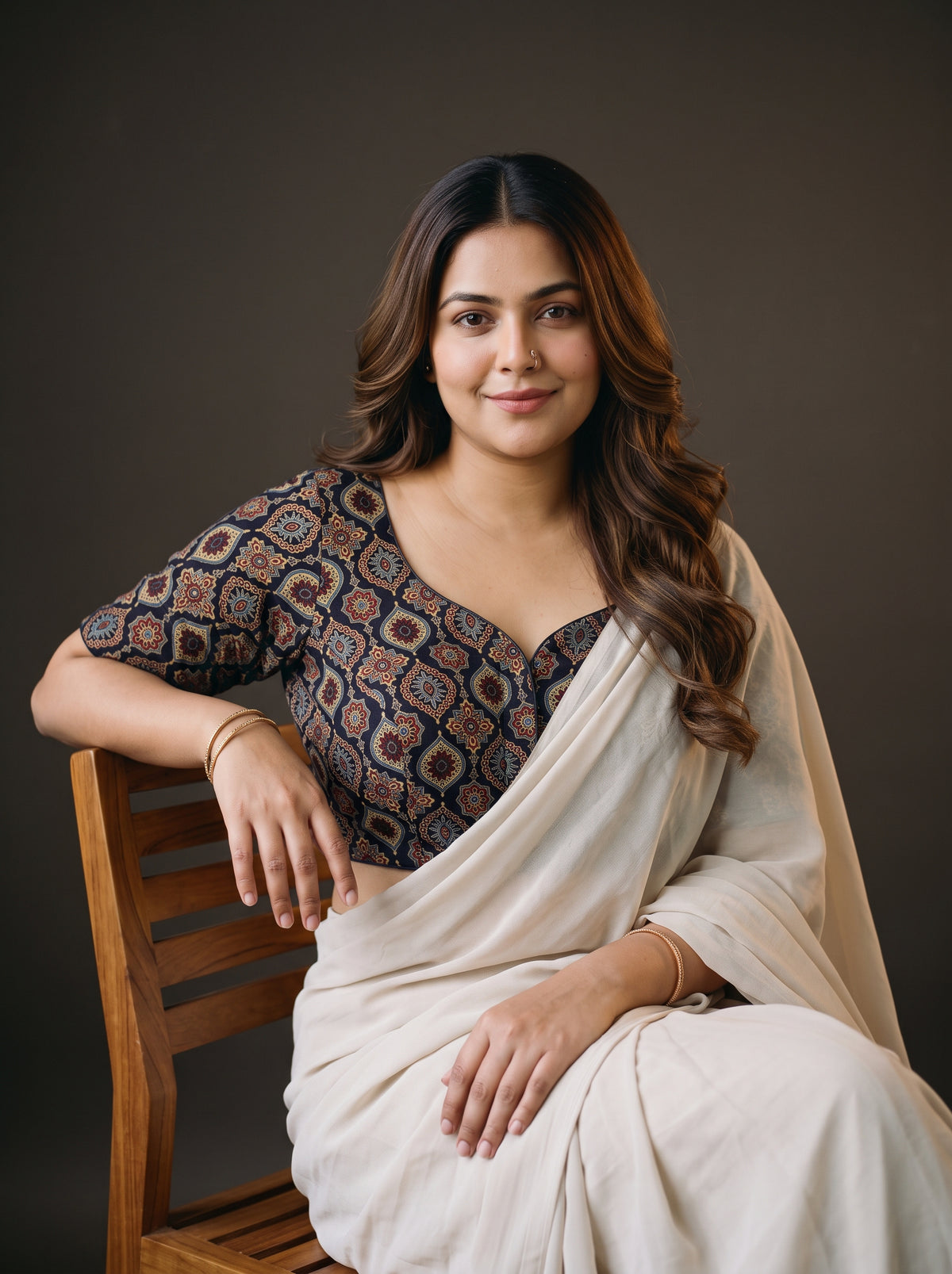 Charvi Plus Size Blouse
