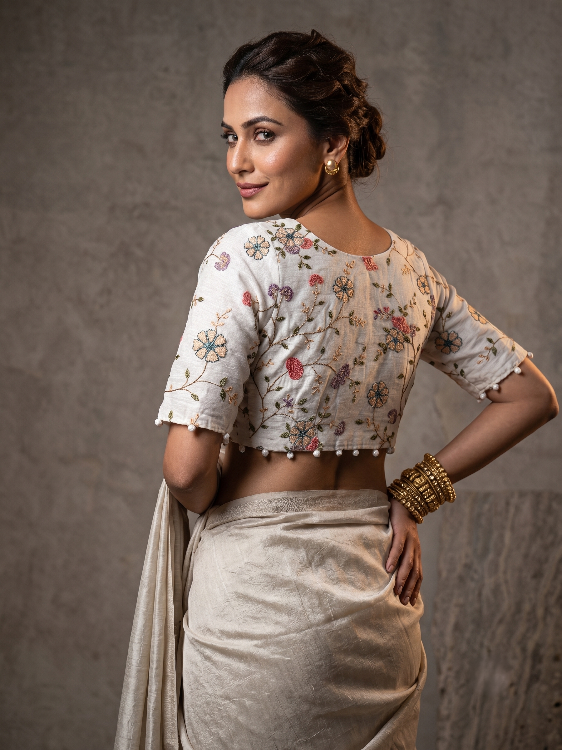Cotton Coller Blouse