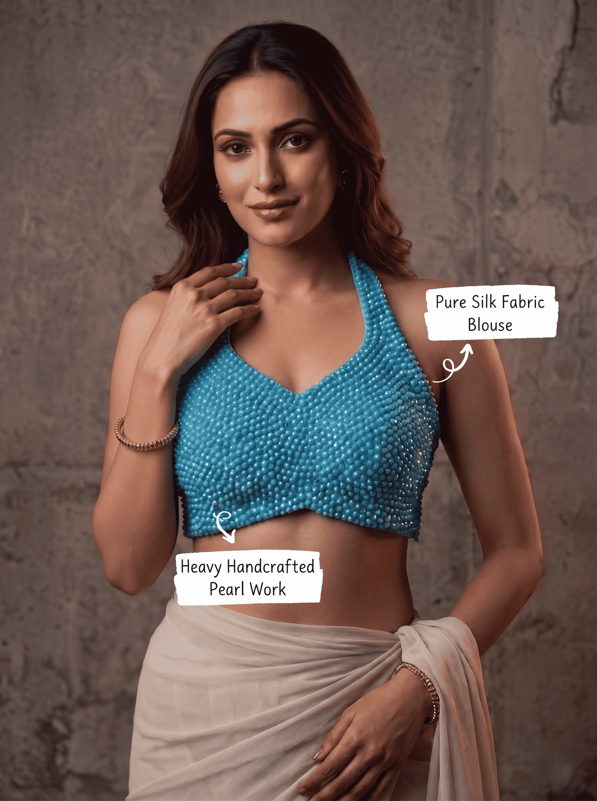 Navya Designer Halter Blouse