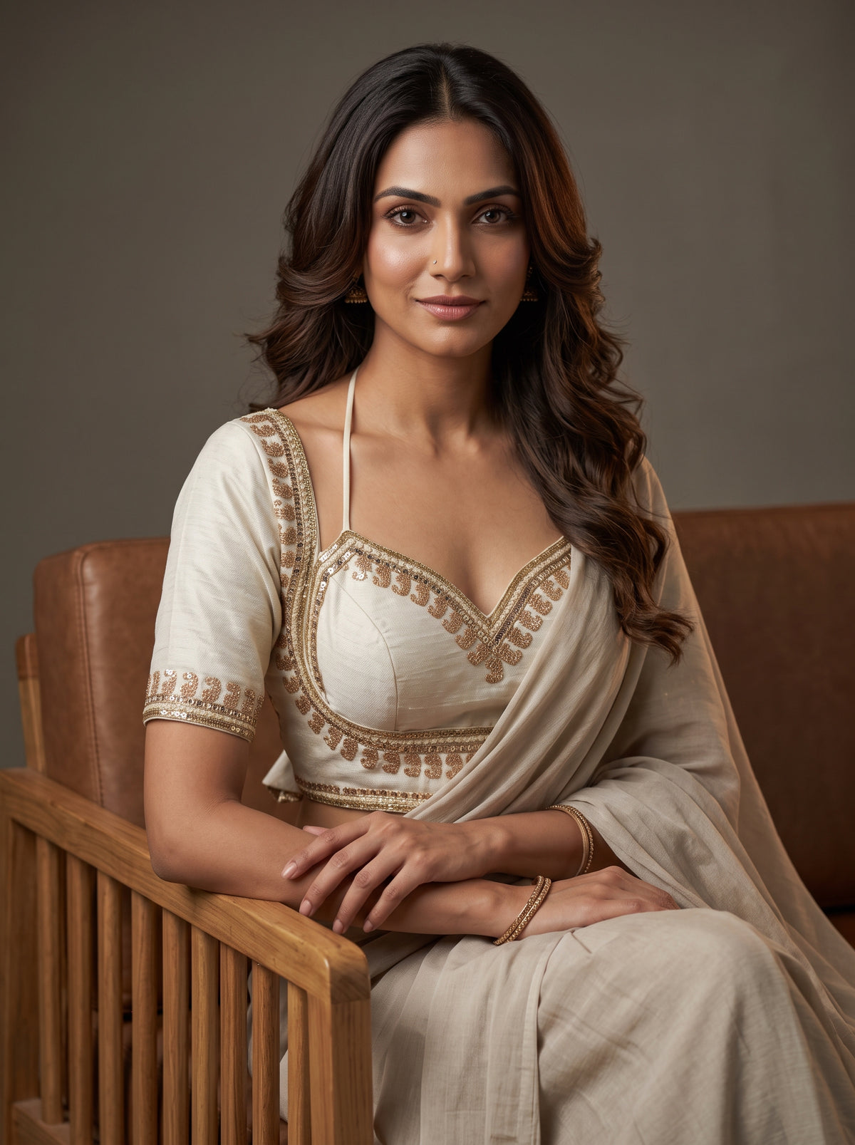 Samaira Italian Silk Blouse