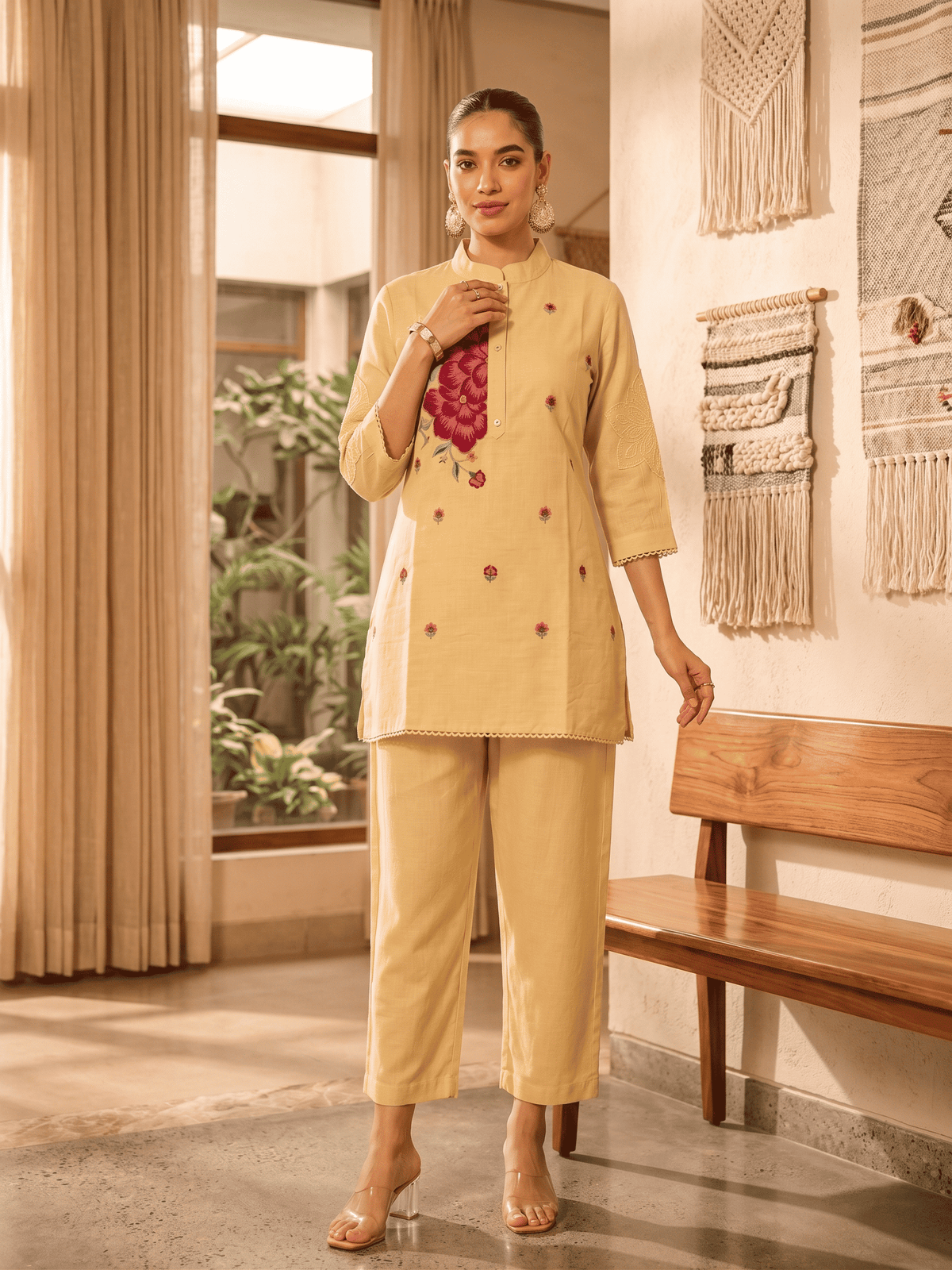 Aurelia Vatican Gold Co-Ord Set