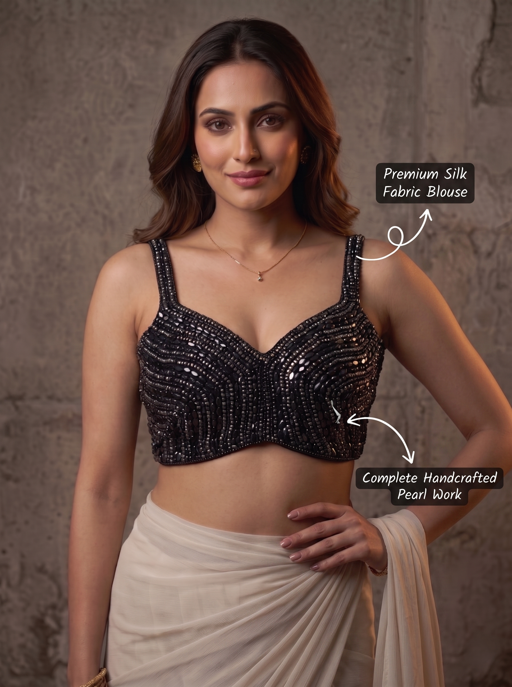 Classic Pearl Beauty Blouse
