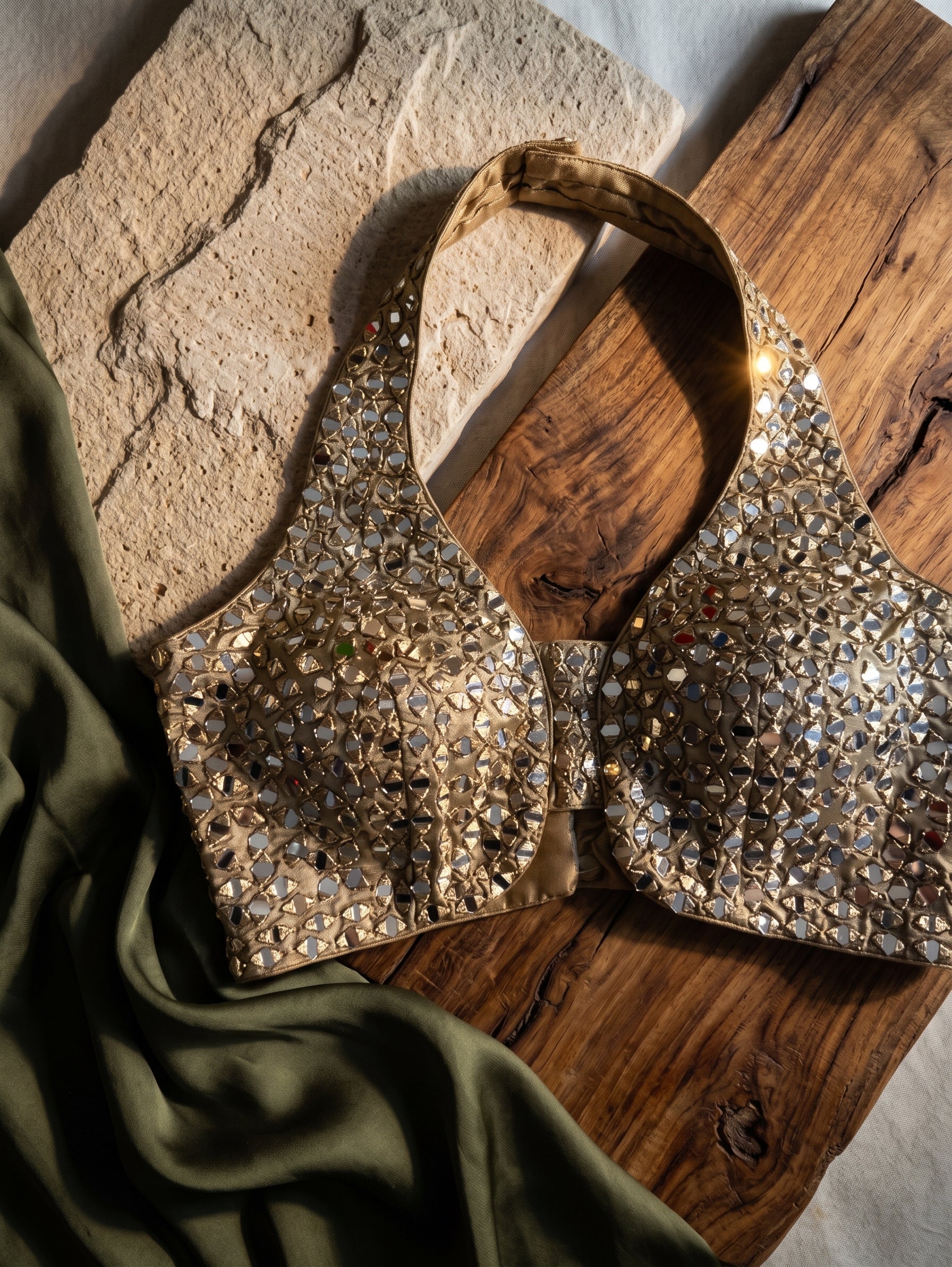 Mirror Muse Halter Blouse