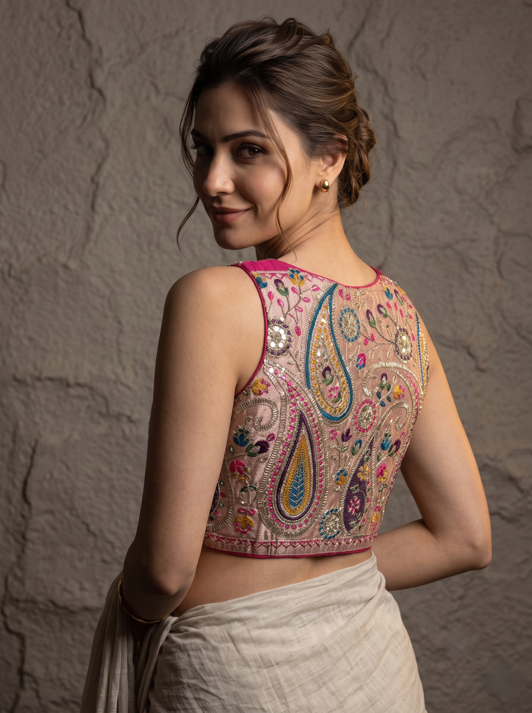 Heritage Banarasi Silk Multi-Thread Work Blouse