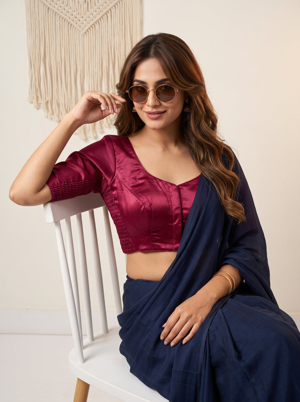 Luxe Gajji Stretch Blouse