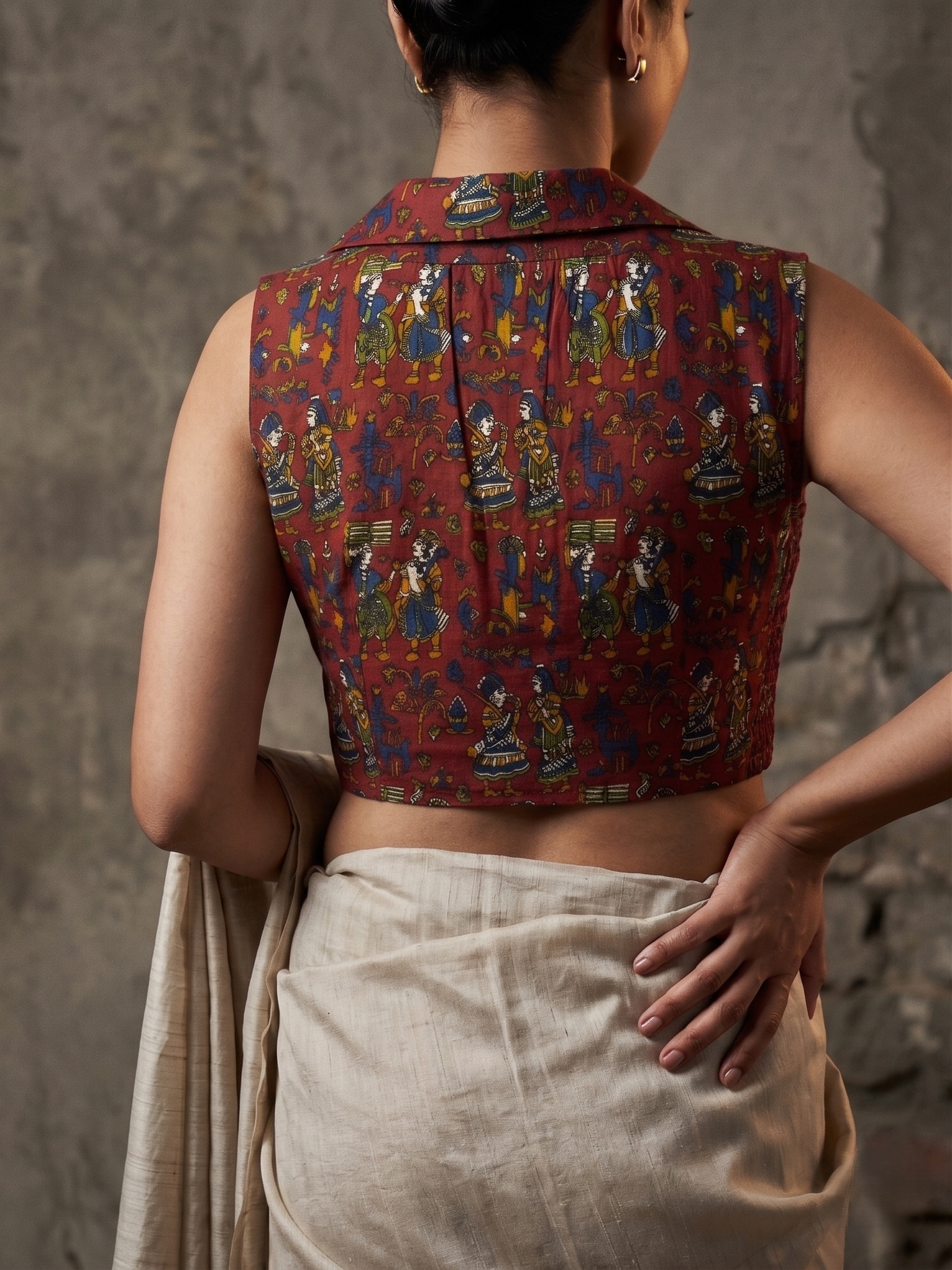 Soft Stretch Premium Cotton Blouse