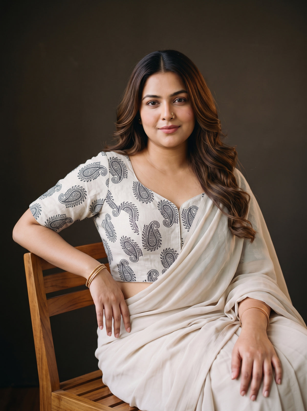 Charvi Plus Size Blouse