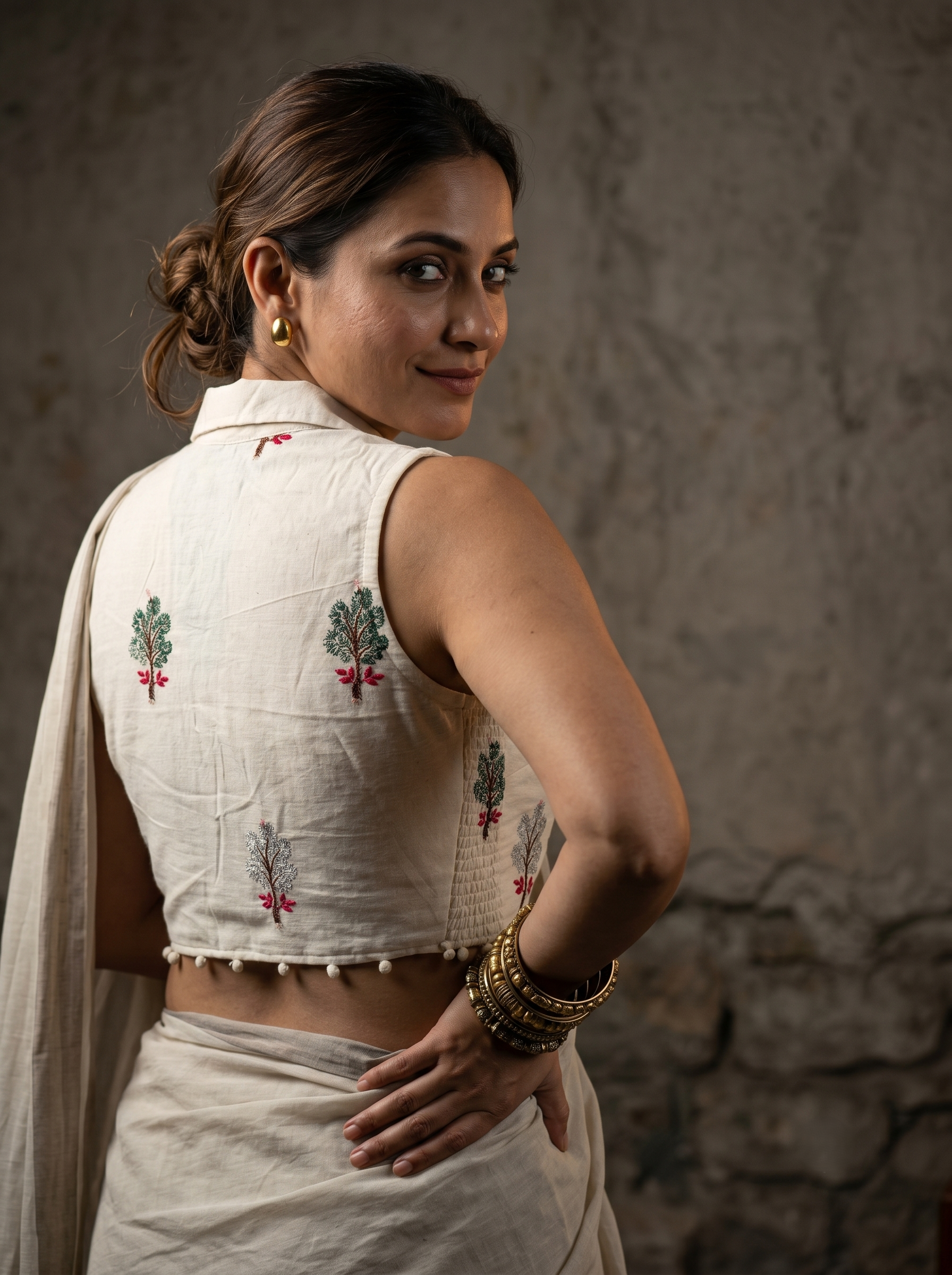 FlexiFit Cotton Designer Blouse