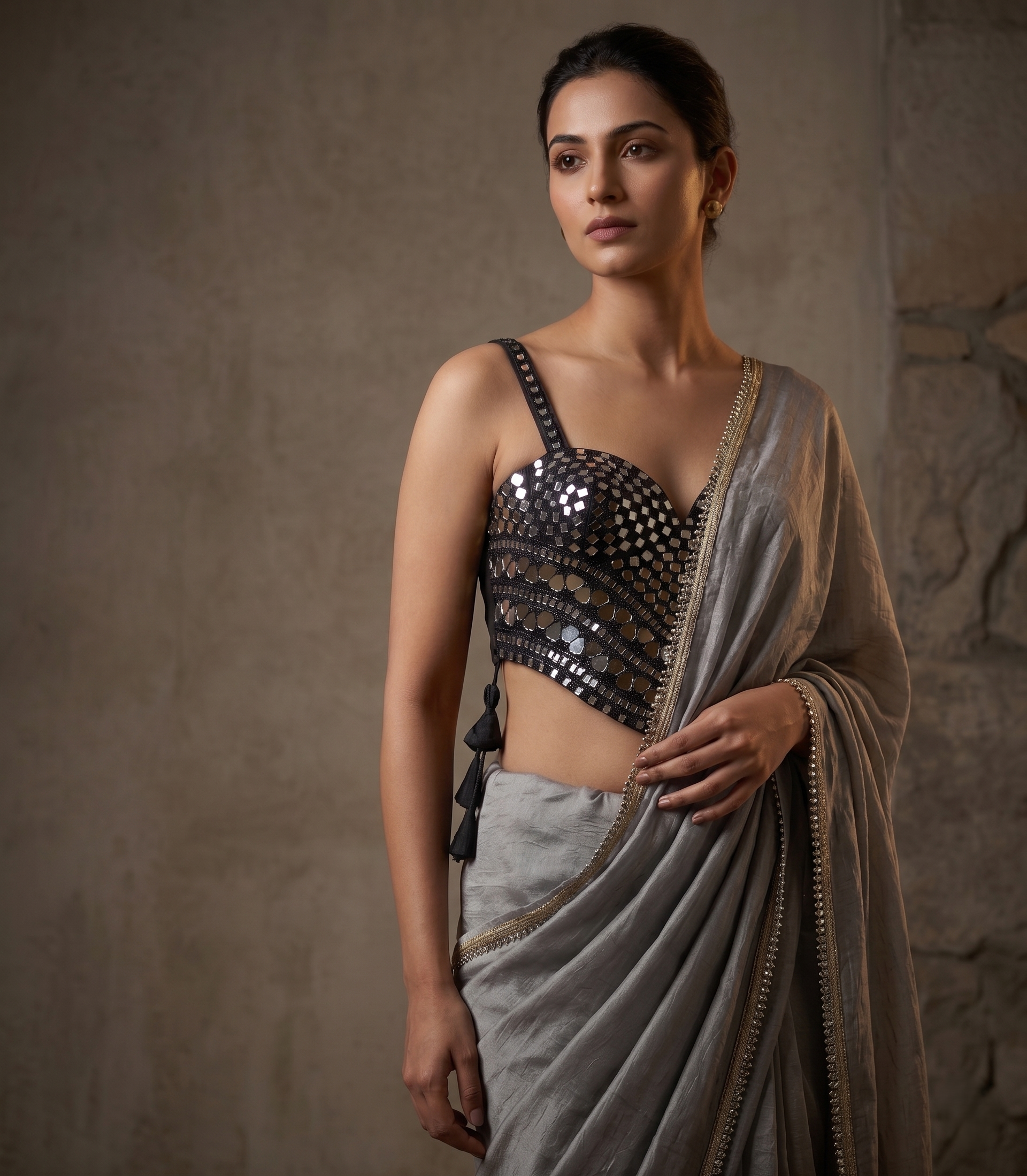 Royal Grace Silk Saree Set