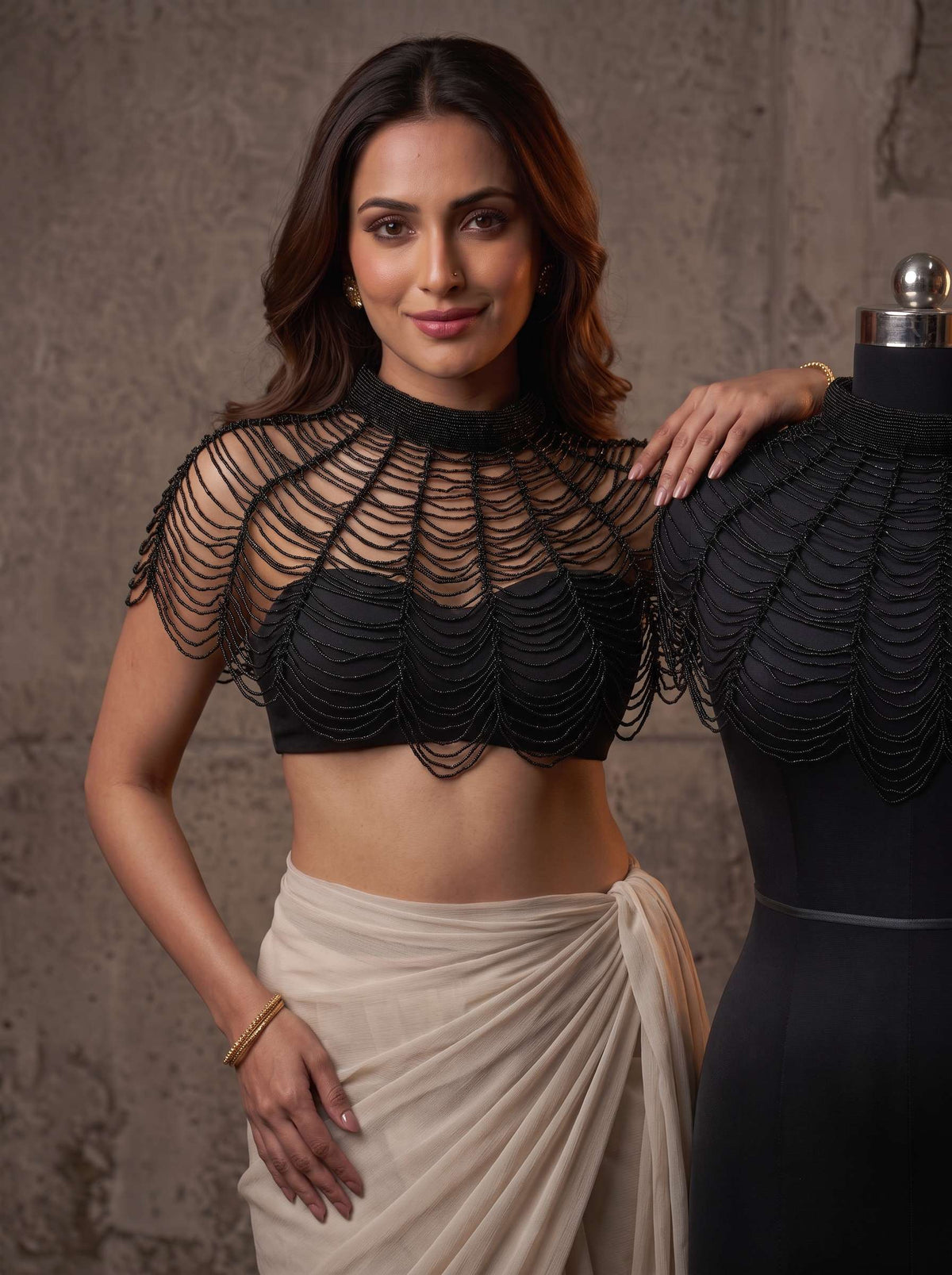 Pearl Aura Designer Kochi Pochi Blouse