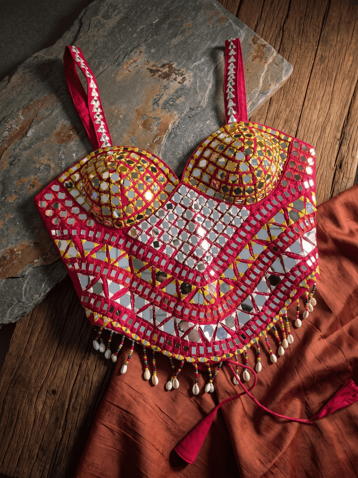 Shanaya Mirrorwork Shell Blouse