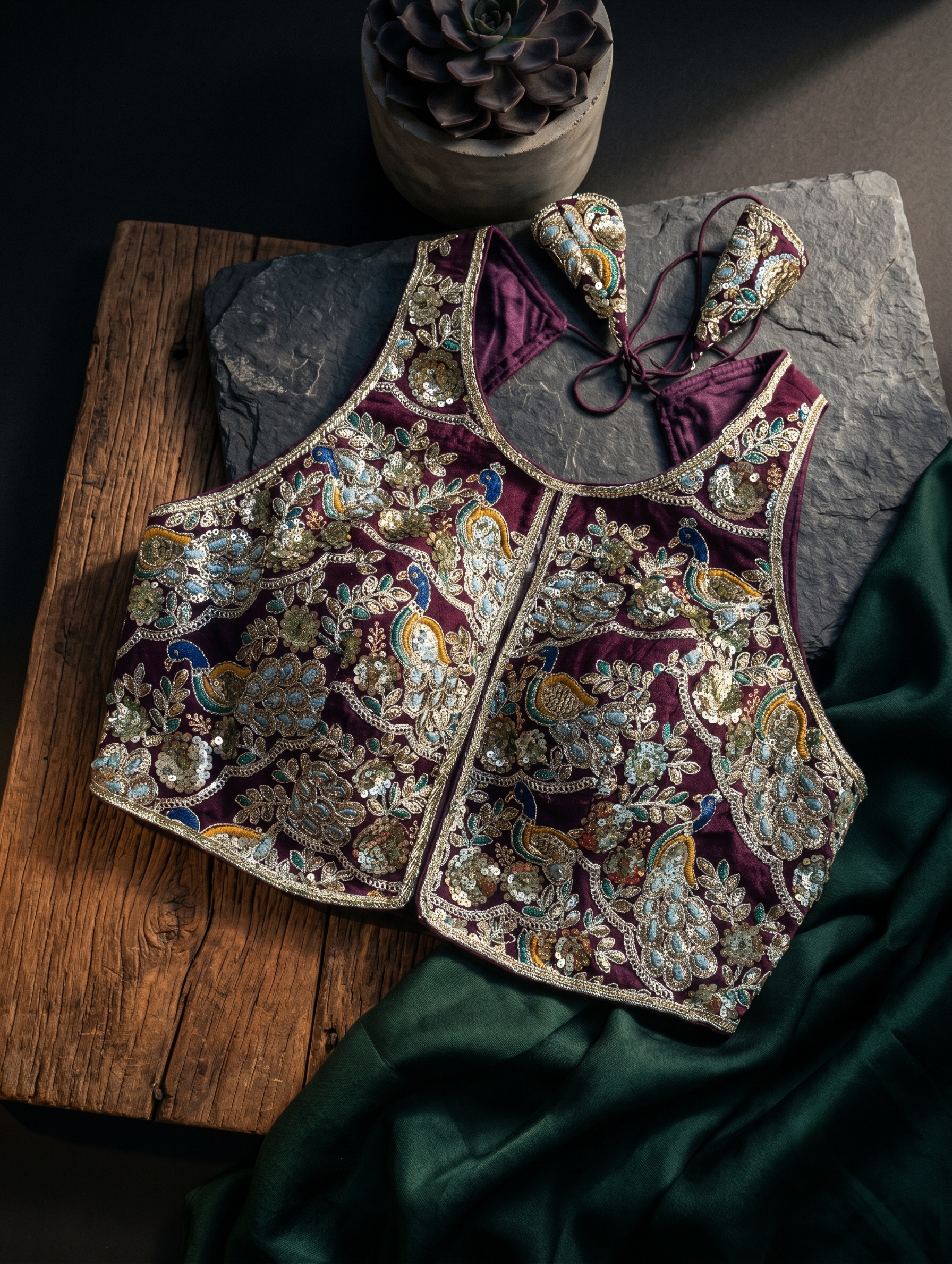 Neena Lace Stitch Designer Blouse