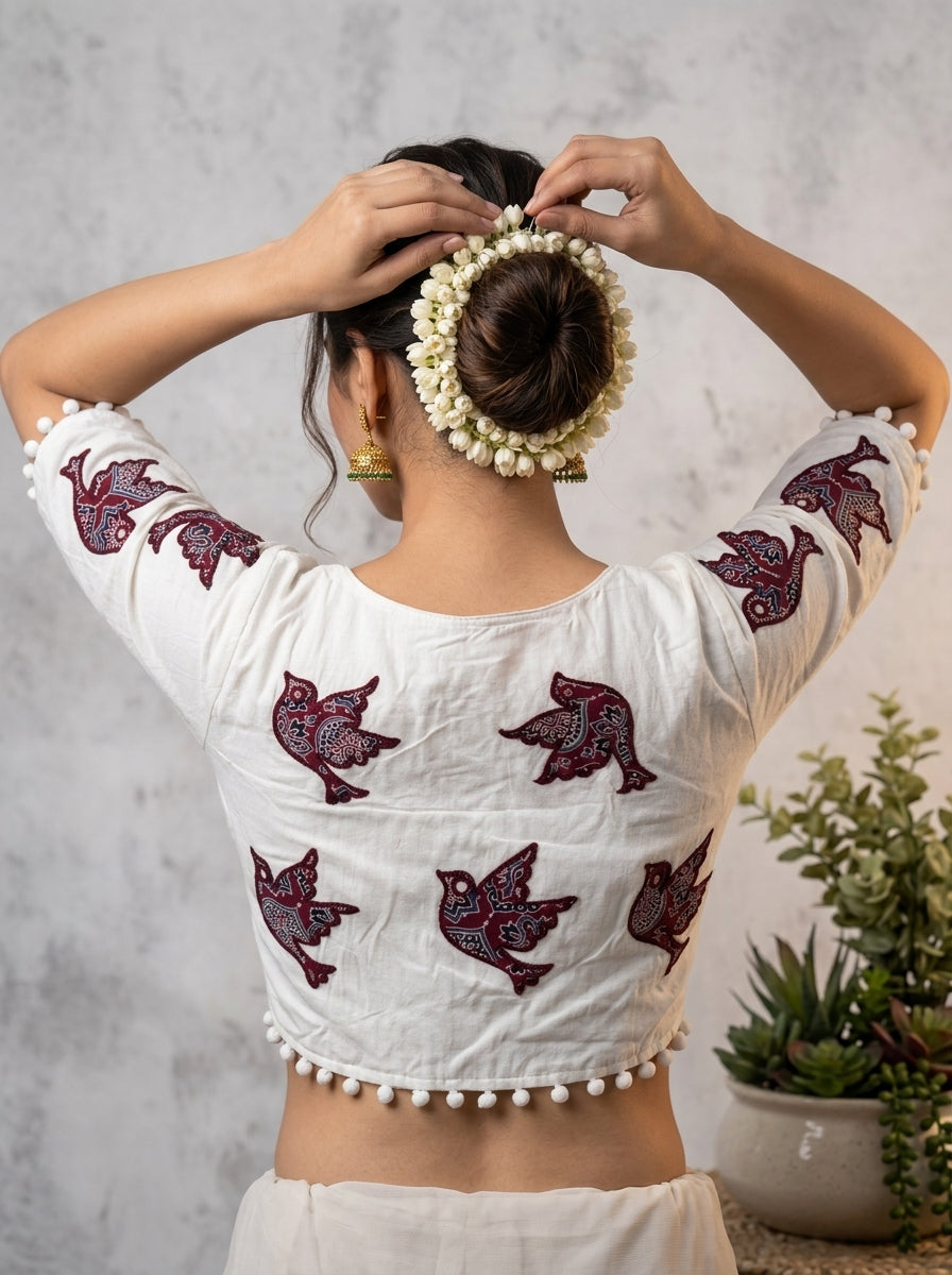 Aarohi Mal Cotton Blouse