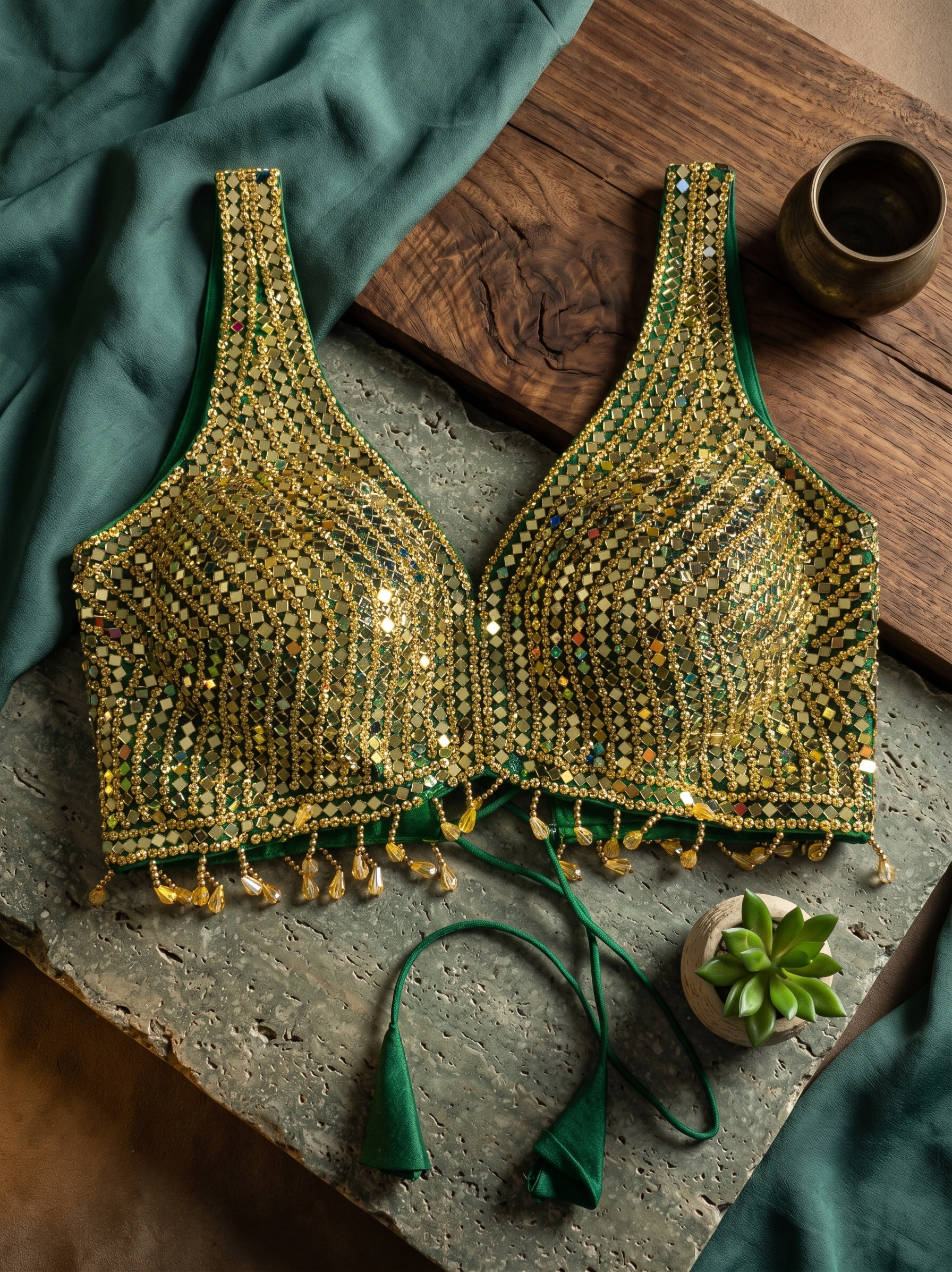 Lunara Festive Glow Blouse