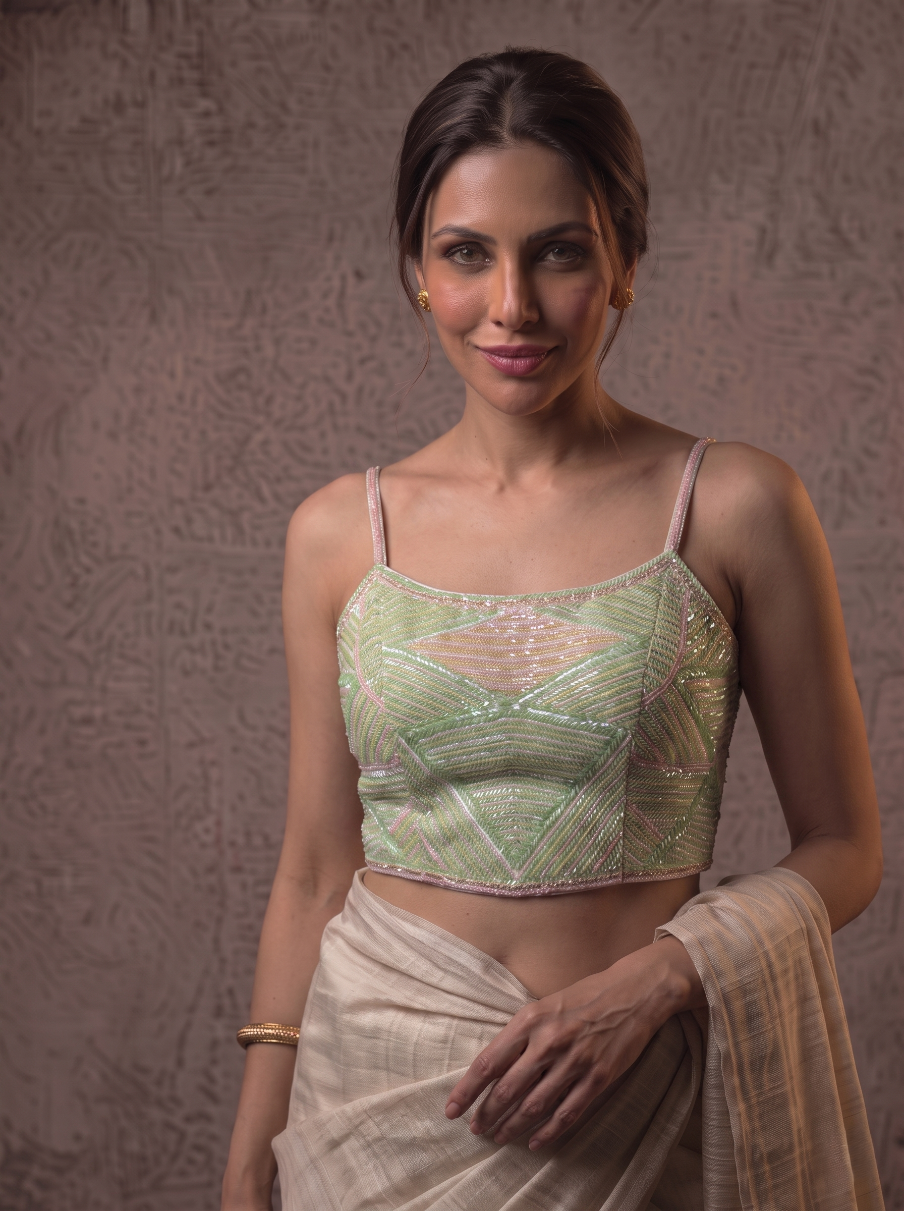 Meherika Handcrafted Silk Blouse