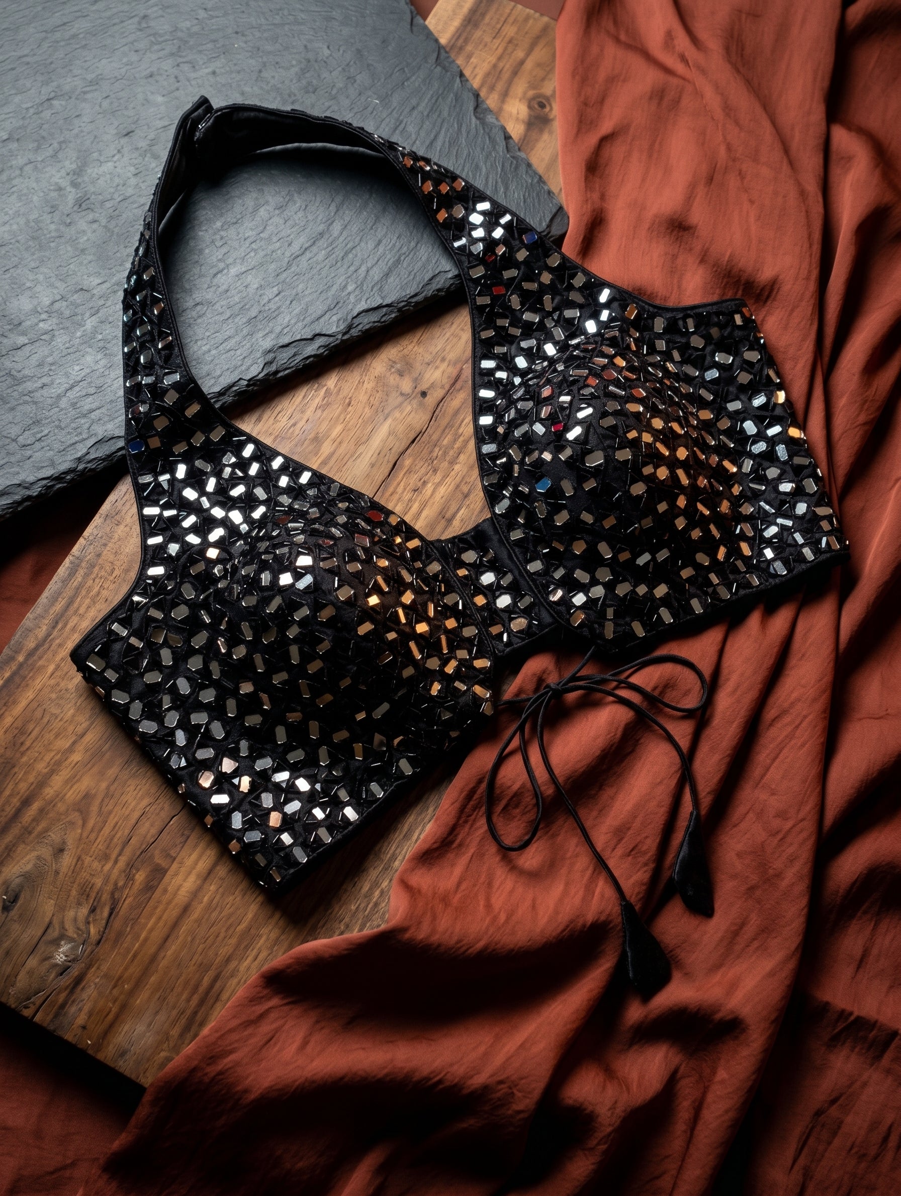 Mirror Muse Halter Blouse