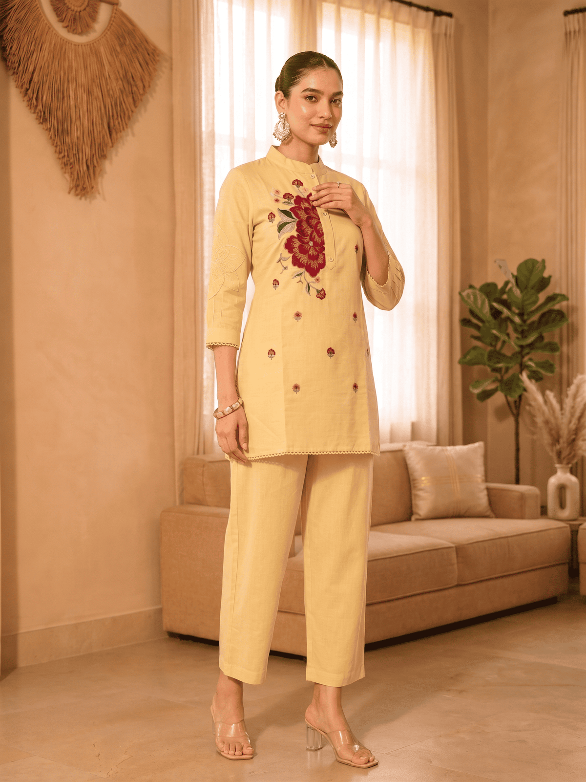 Aurelia Vatican Gold Co-Ord Set