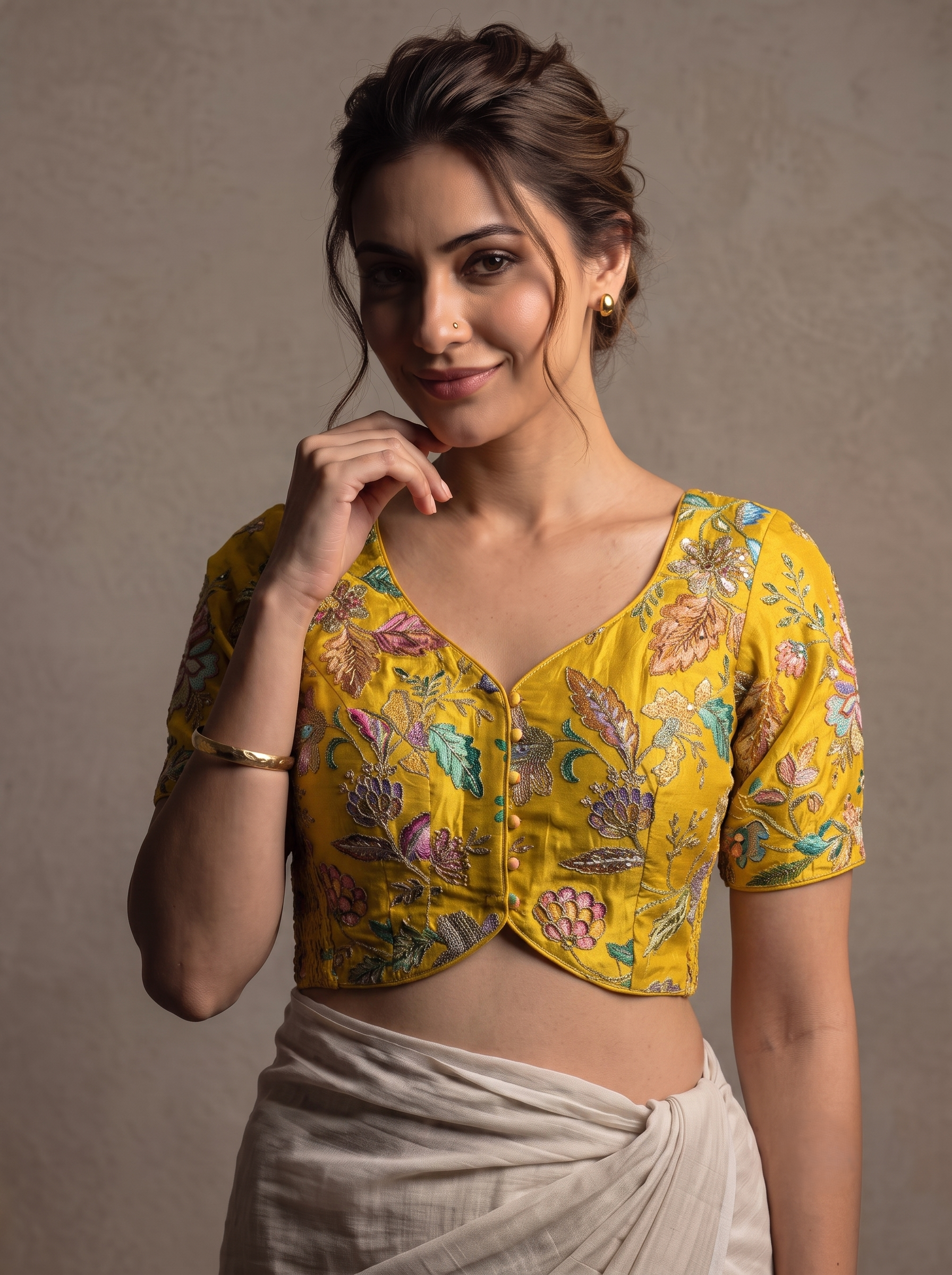 Priyanka Crepe Stretchable Blouse