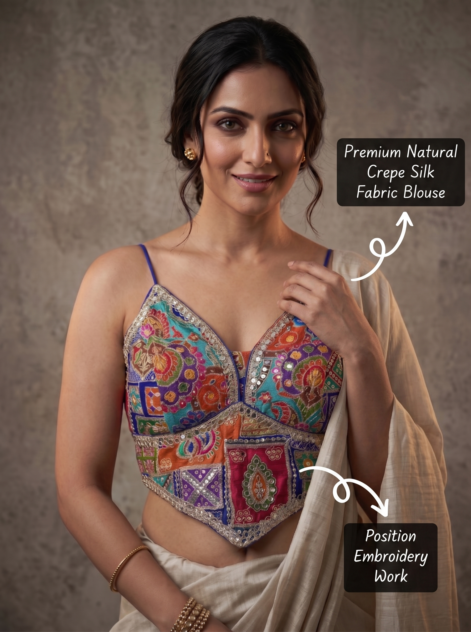 Raasika Premium Crepe Silk Blouse-2