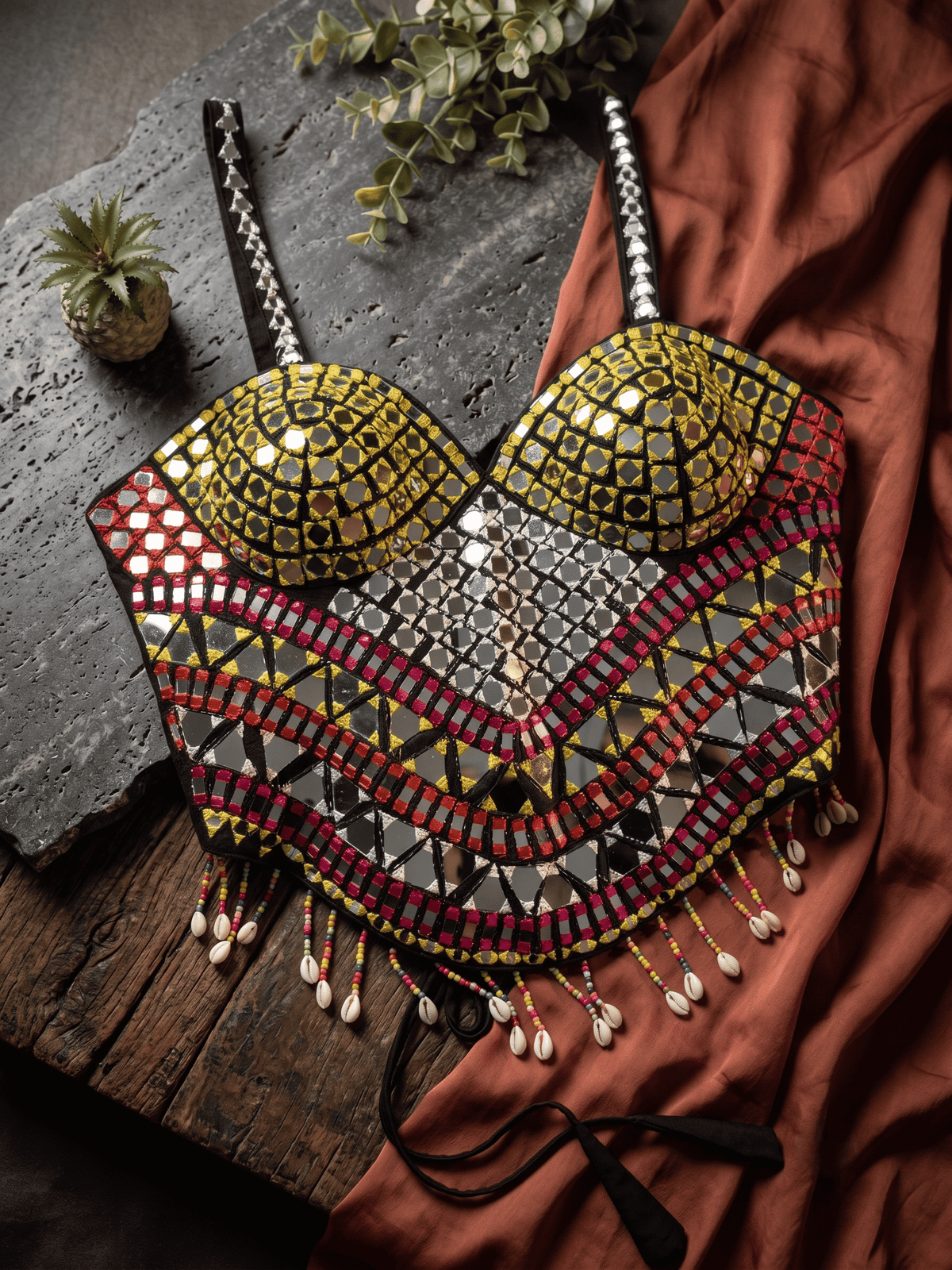 Shanaya Mirrorwork Shell Blouse
